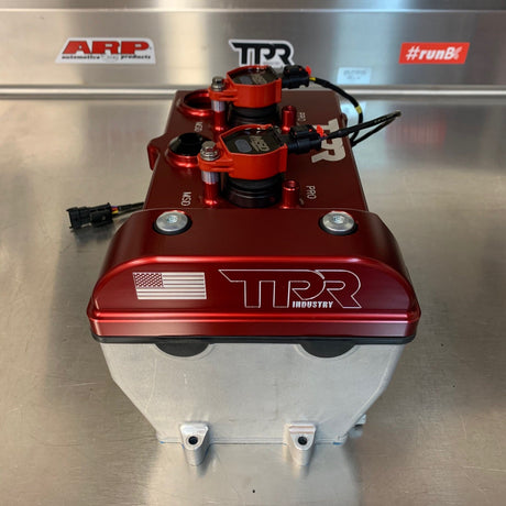 Photo of TPR010 - RED Billet Valve Cover - RZR by TPR Industry - Premium for UTVs / Side by Sides
