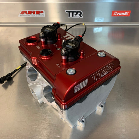 Photo of TPR010 - RED Billet Valve Cover - RZR by TPR Industry - Premium for UTVs / Side by Sides