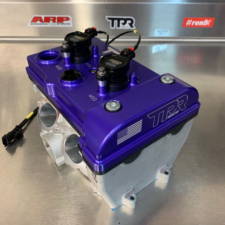 Photo of TPR010 - PURPLE Billet Valve Cover - RZR by TPR Industry - Premium for UTVs / Side by Sides