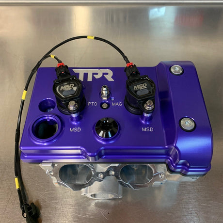 Photo of TPR010 - PURPLE Billet Valve Cover - RZR by TPR Industry - Premium for UTVs / Side by Sides