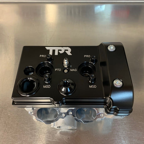 Photo of TPR010 - BLACK Billet Valve Cover - RZR by TPR Industry - Premium for UTVs / Side by Sides