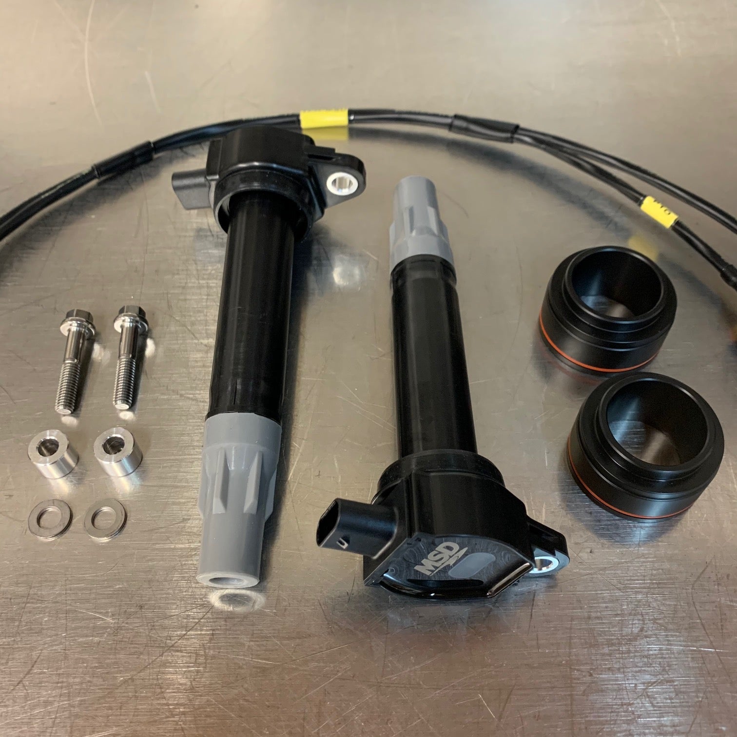 Photo of TPR010C - MSD Coil Kit for TPR Billet Valve Cover - RZR by TPR Industry - Premium for UTVs / Side by Sides