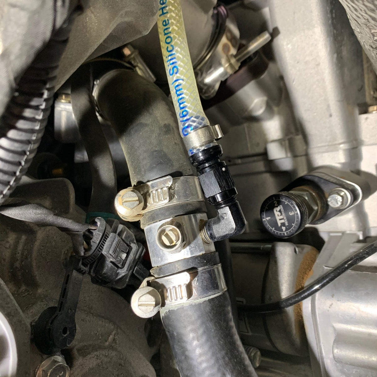 TPR010W Full Flow Water Kit for Billet Valve Cover - RZR