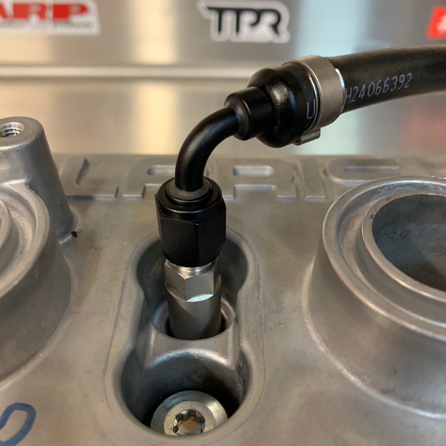 Photo of TPR012 - Pro XP / Pro R / Turbo R / Pro S / Xpediton - Head Coolant Fitting by TPR Industry - Premium for UTVs / Side by Sides