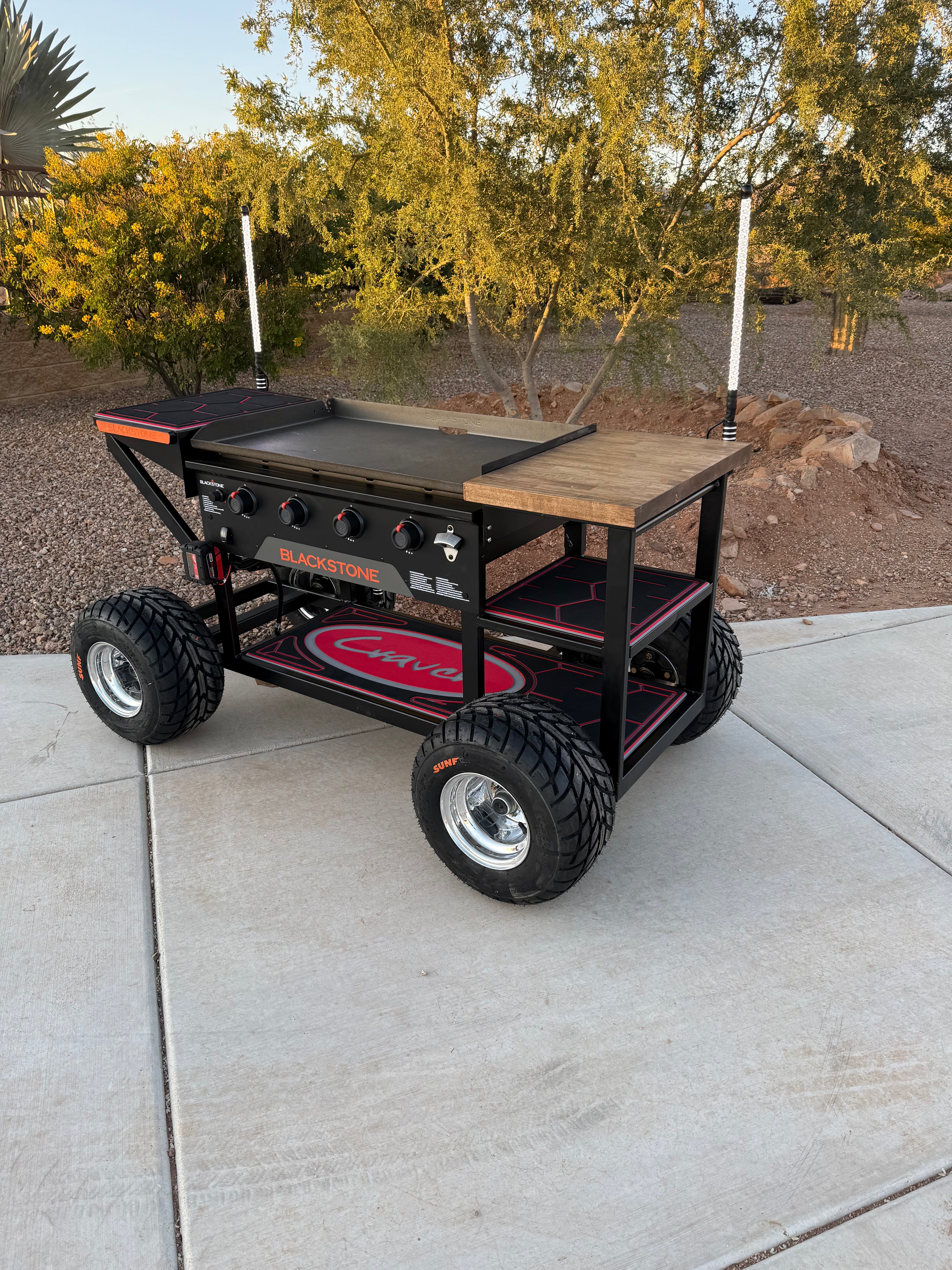Photo of Craven Creations - Blackstone by Marshin Whips - Premium for UTVs / Side by Sides