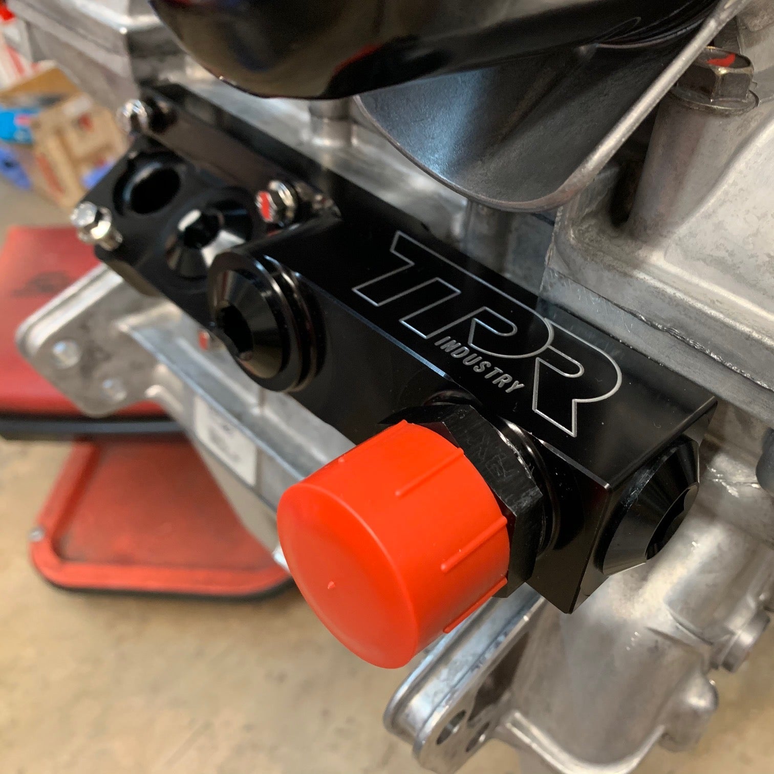 Photo of TPR003 - BLACK Billet Breather Block RZR by TPR Industry - Premium for UTVs / Side by Sides