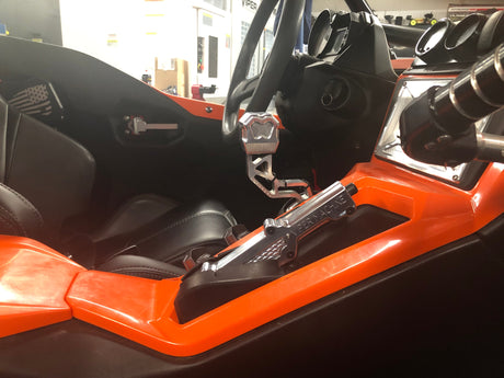 Photo of YXZ 1000R Billet Park Brake Handle by Viper Machine - Premium for UTVs / Side by Sides