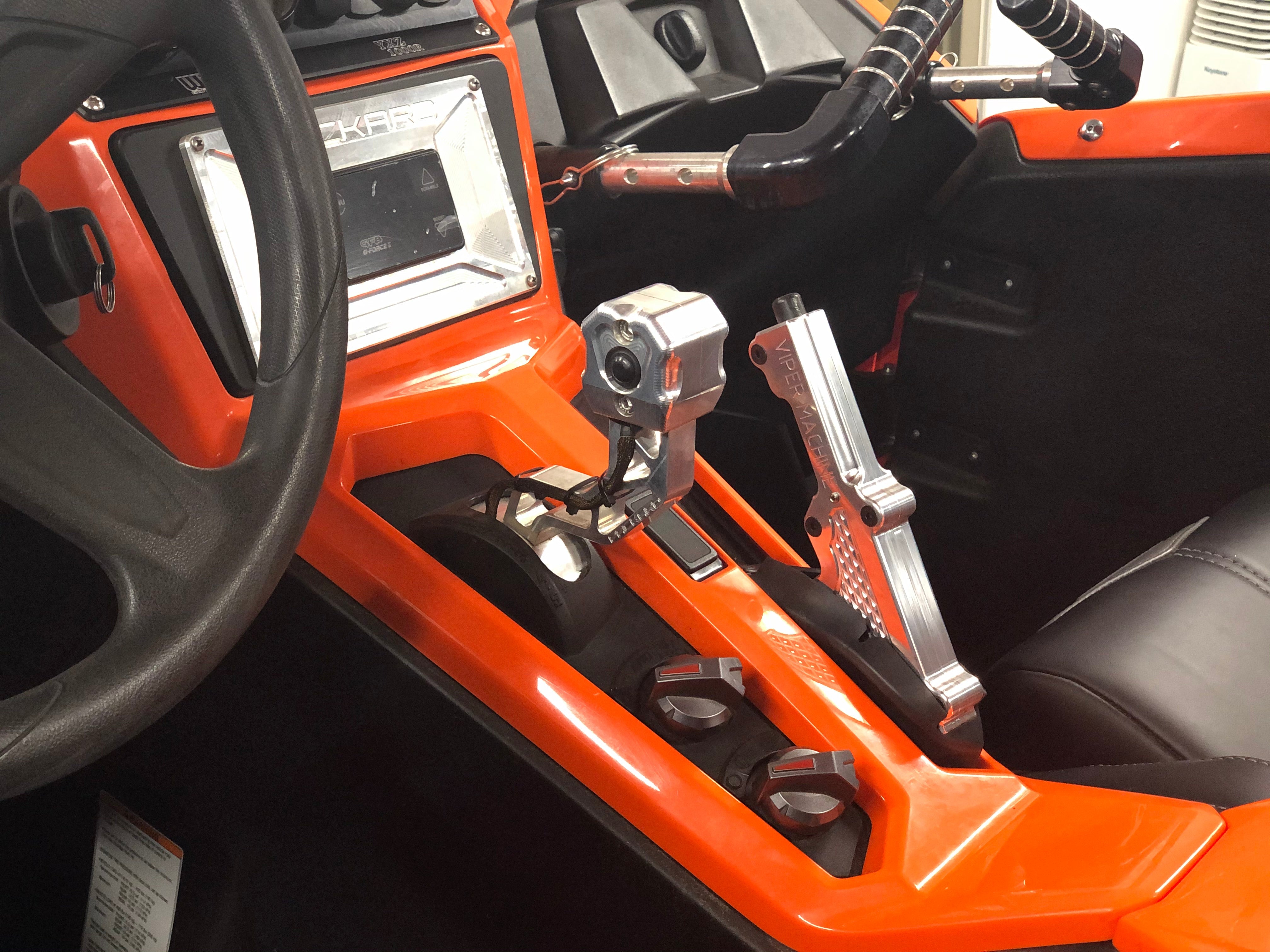 Photo of YXZ 1000R Billet Park Brake Handle by Viper Machine - Premium for UTVs / Side by Sides