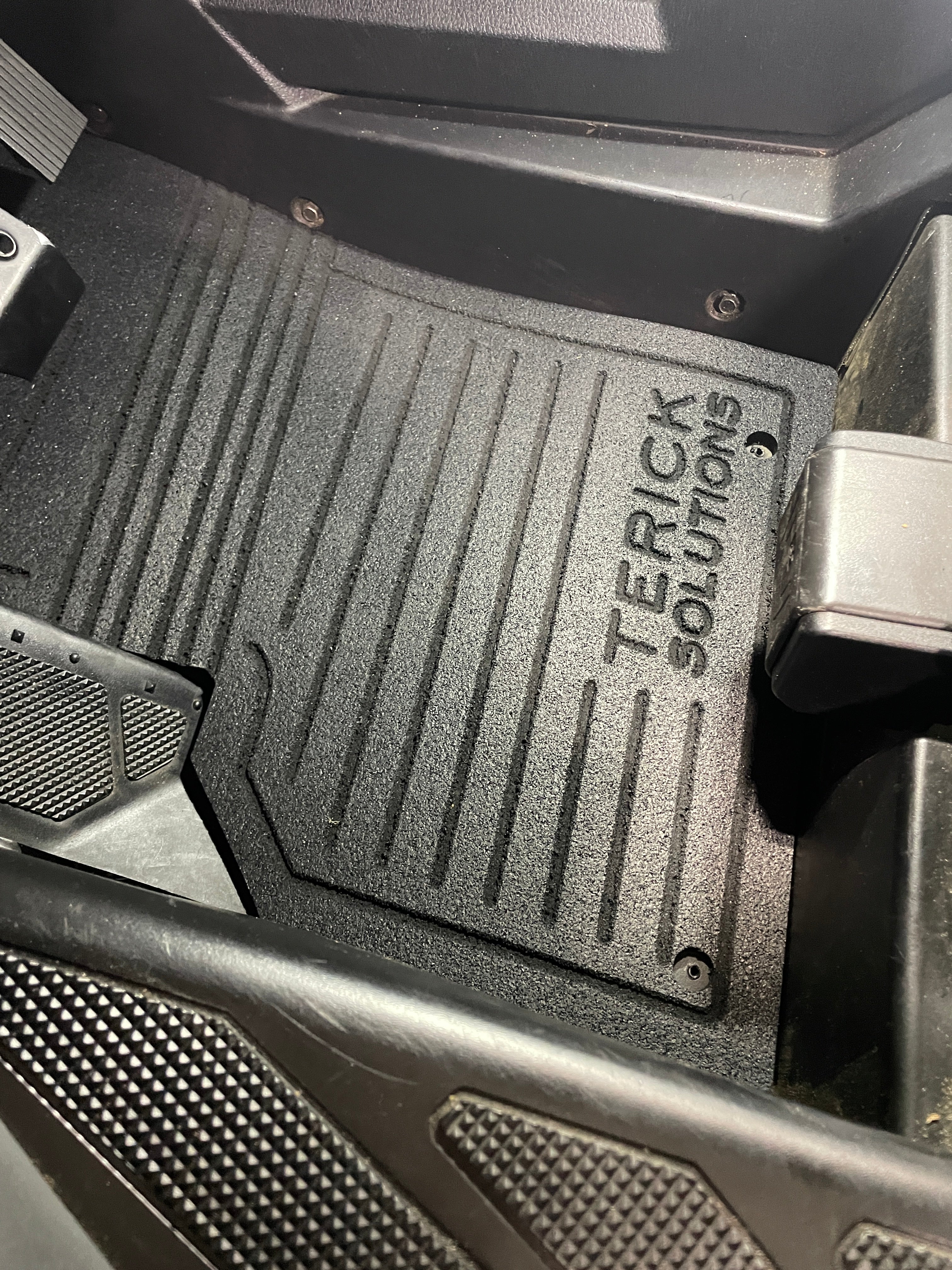 Photo of Polaris RZR PRO R Rubber Floor Mats by Terick Solutions - Premium UTV Rubber floor mats for UTVs / Side by Sides