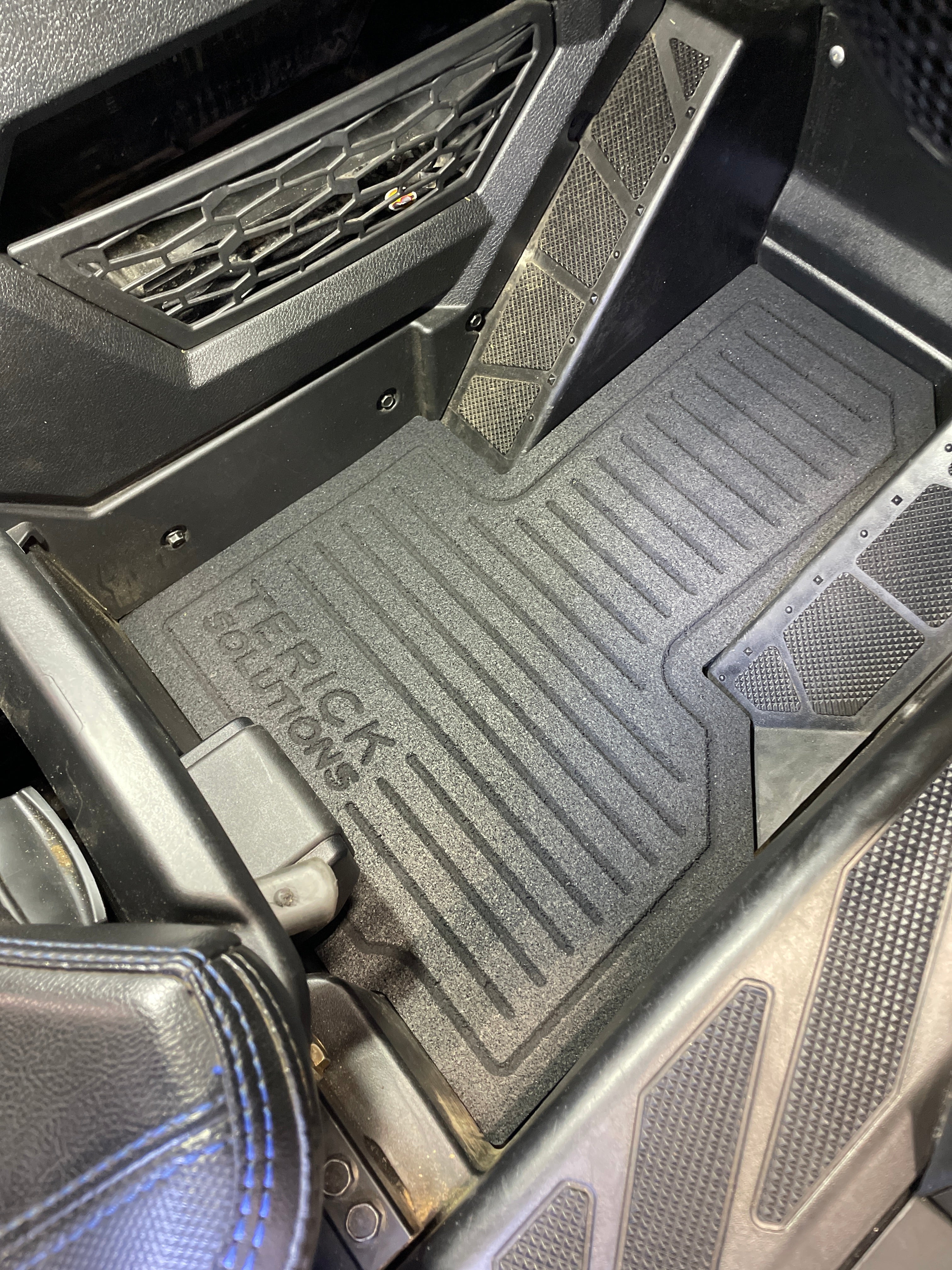 Photo of Polaris RZR PRO R Rubber Floor Mats by Terick Solutions - Premium UTV Rubber floor mats for UTVs / Side by Sides