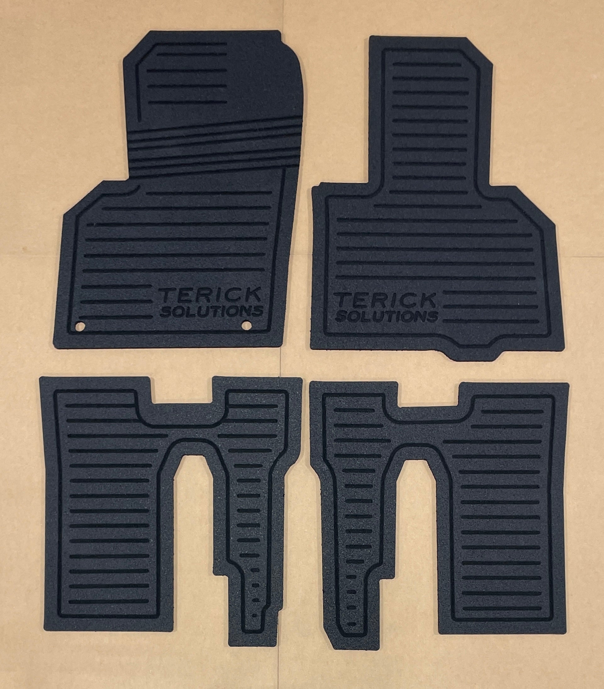 Photo of Polaris RZR PRO R Rubber Floor Mats by Terick Solutions - Premium UTV Rubber floor mats for UTVs / Side by Sides