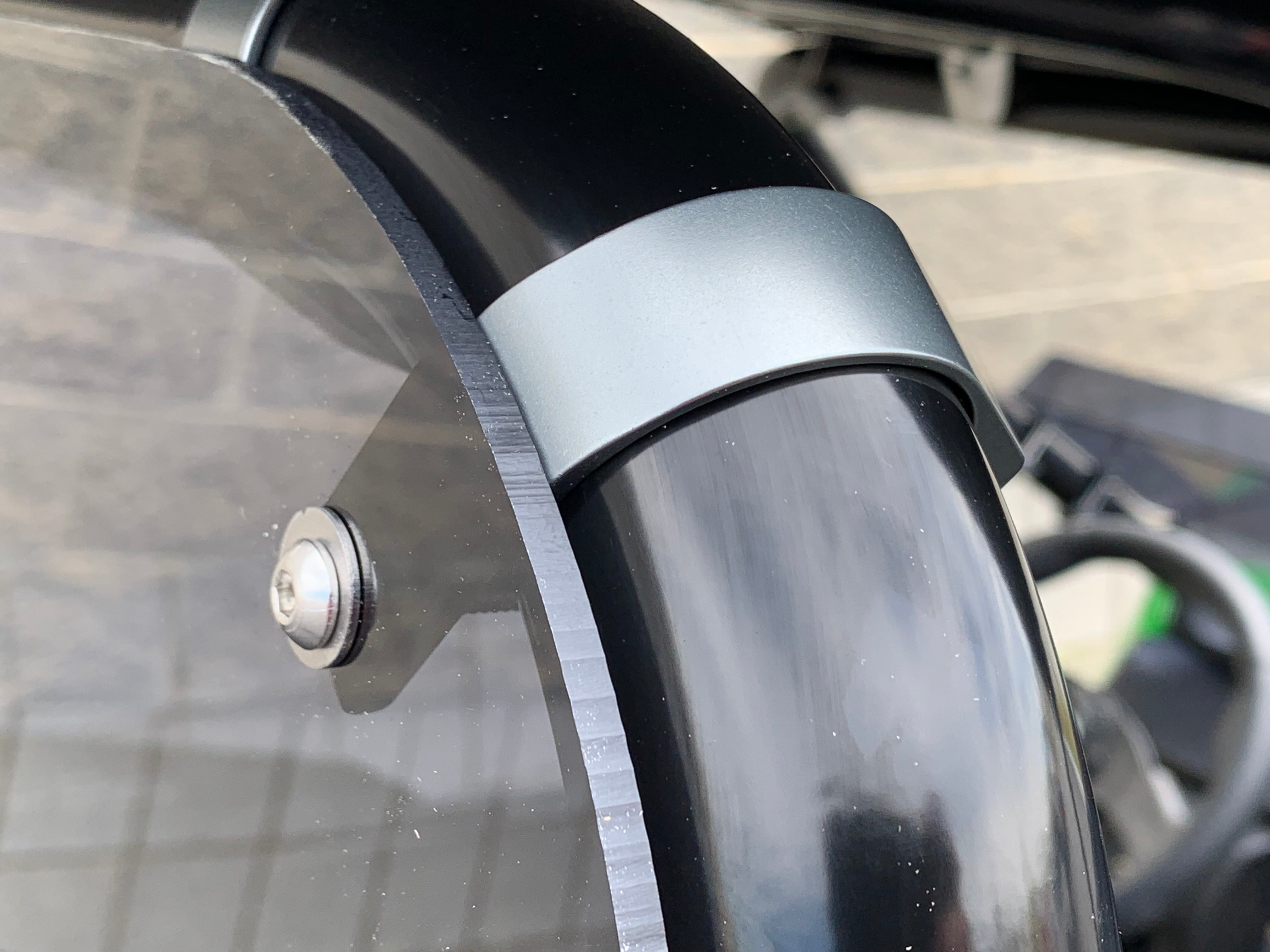 Photo of Wildcat Trail/Sport 700 Rear Windshield with Billet Mounts by UTVZILLA - Premium for UTVs / Side by Sides