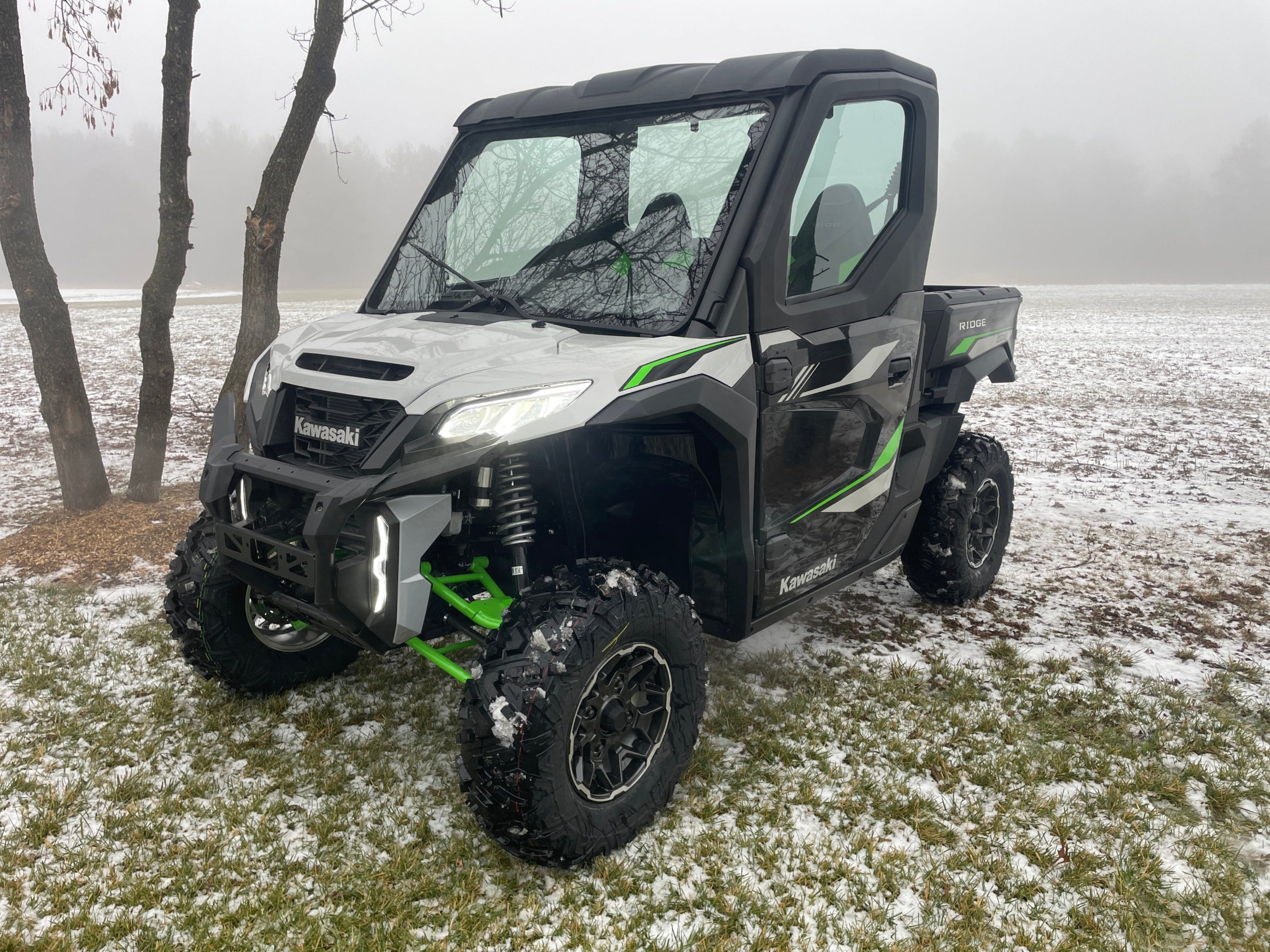 Photo of Kawasaki Ridge 2 Door Rubber Floor Mats (ALL MODELS) by Terick Solutions - Premium UTV Rubber floor mats for UTVs / Side by Sides