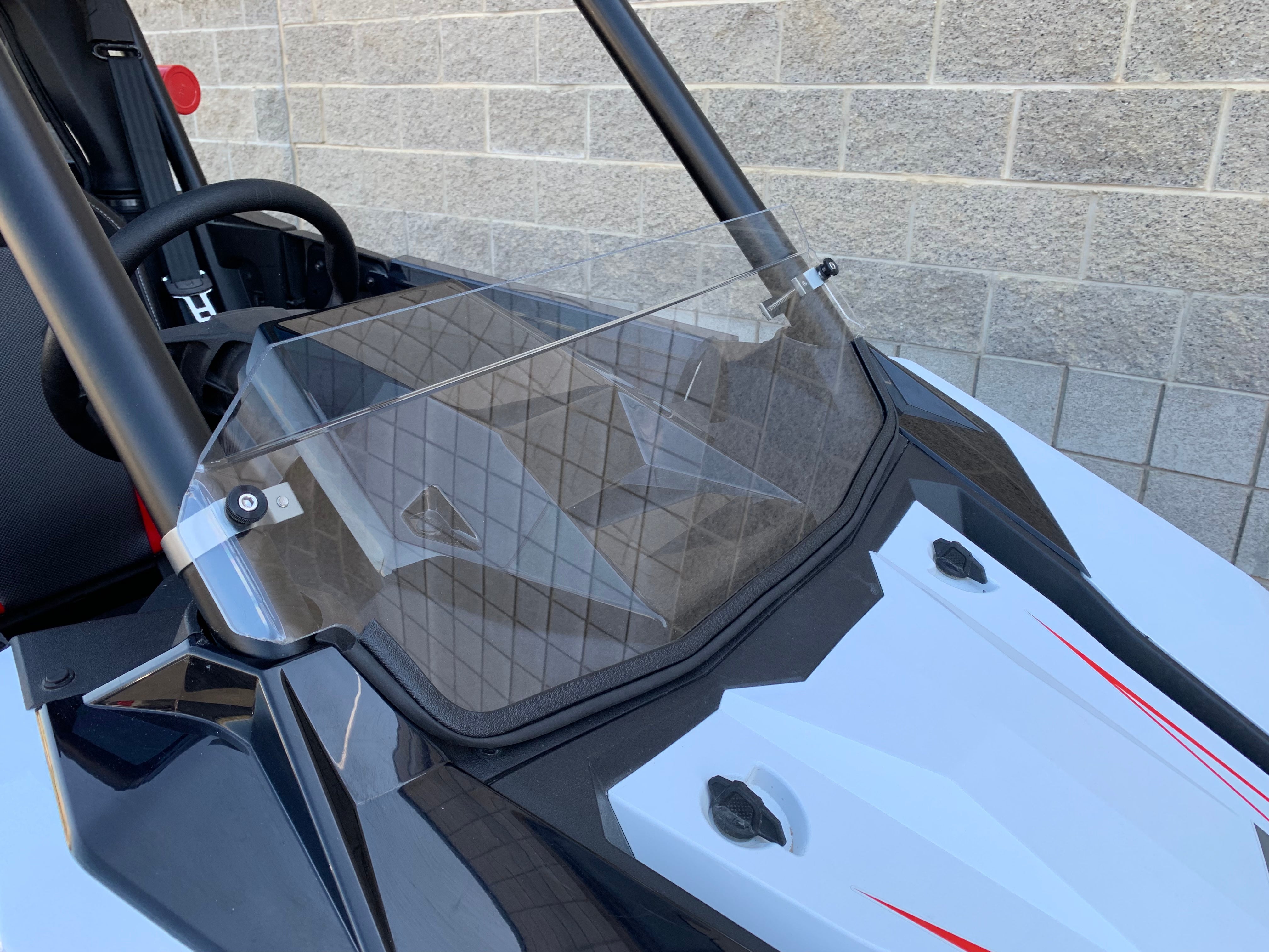 Photo of Polaris RS1 Half Windshield with Billet Clamps by UTVZILLA - Premium for UTVs / Side by Sides