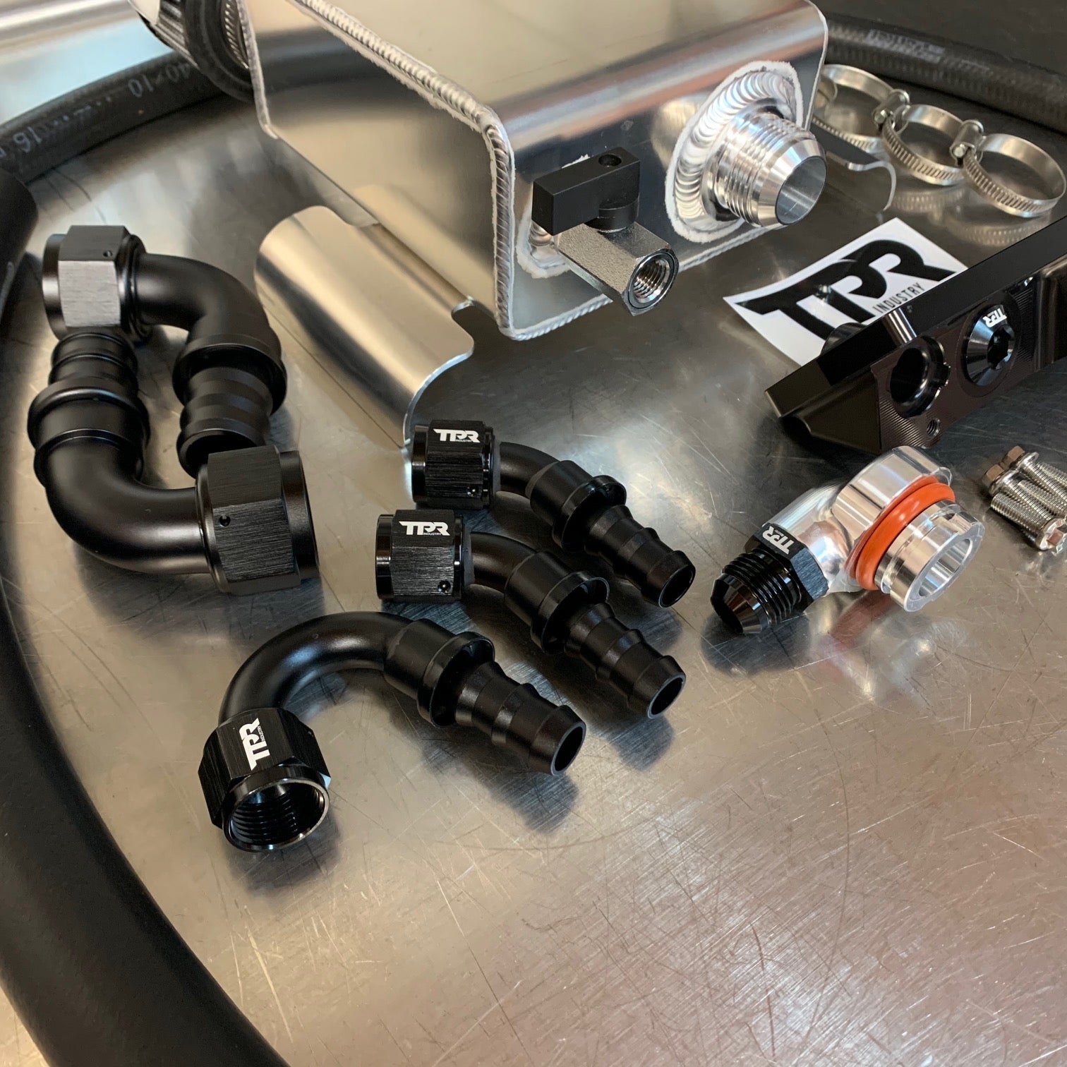 Photo of TPR006 - Crankcase Breather Kit (RAW TANK) - RZR by TPR Industry - Premium for UTVs / Side by Sides