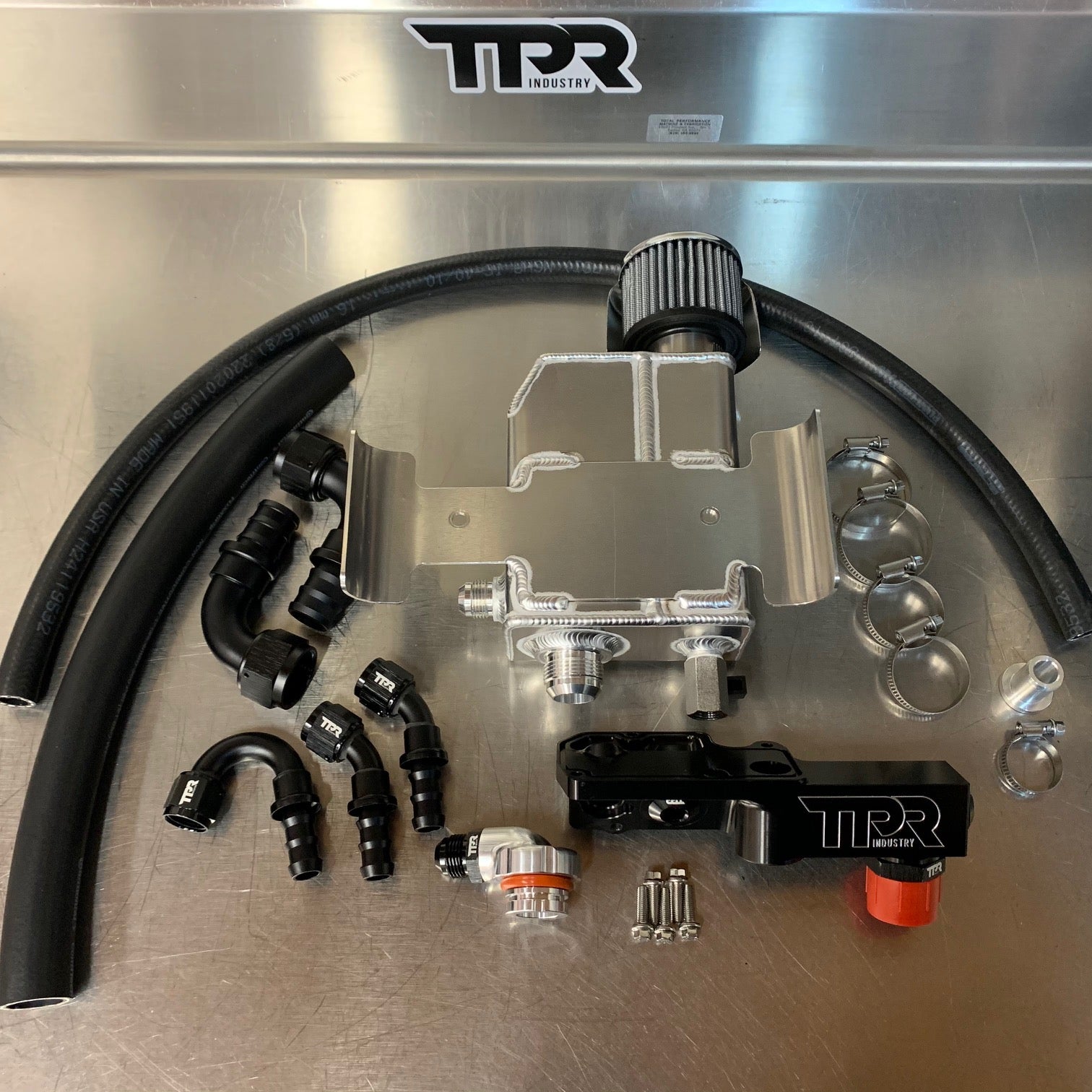 Photo of TPR006 - Crankcase Breather Kit (RAW TANK) - RZR by TPR Industry - Premium for UTVs / Side by Sides