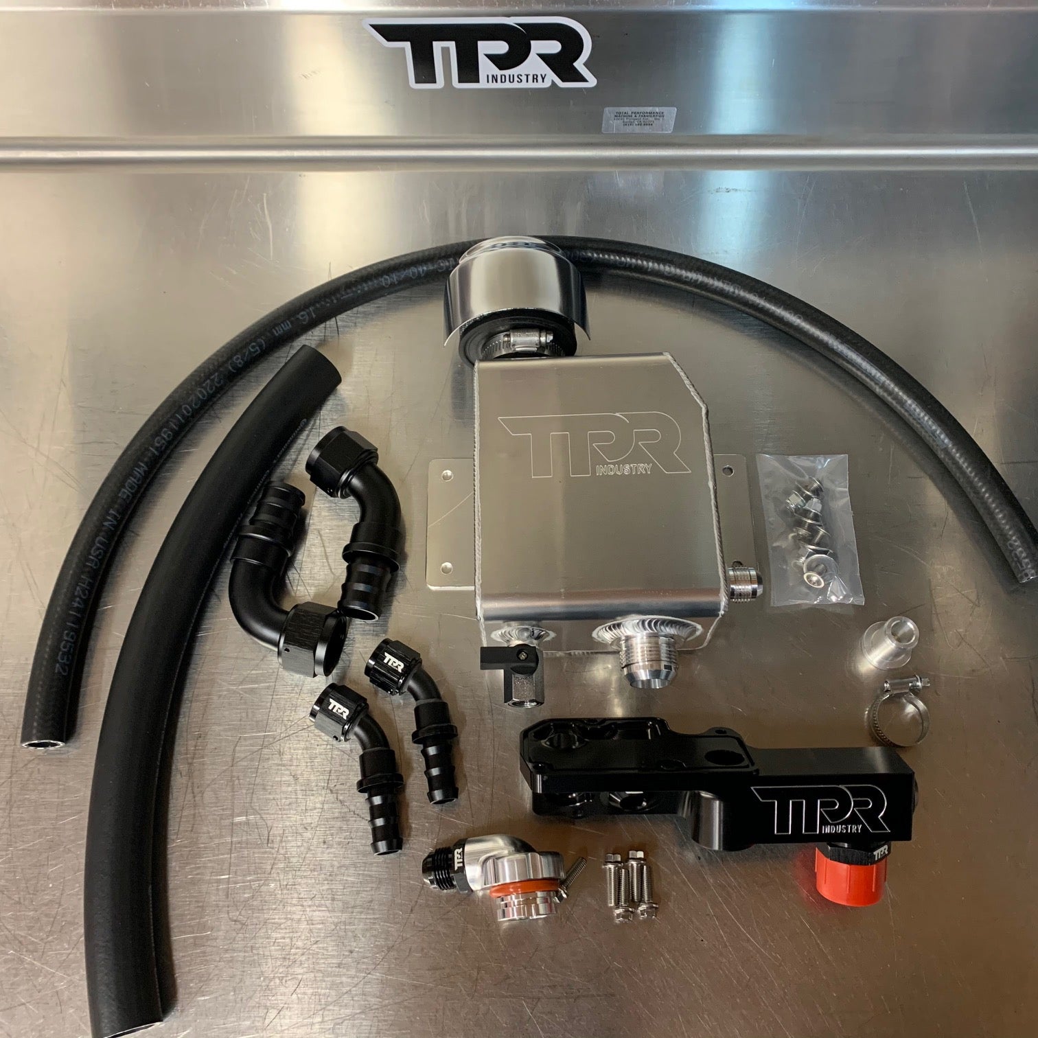 Photo of TPR006 - Crankcase Breather Kit (RAW TANK) - RZR by TPR Industry - Premium for UTVs / Side by Sides