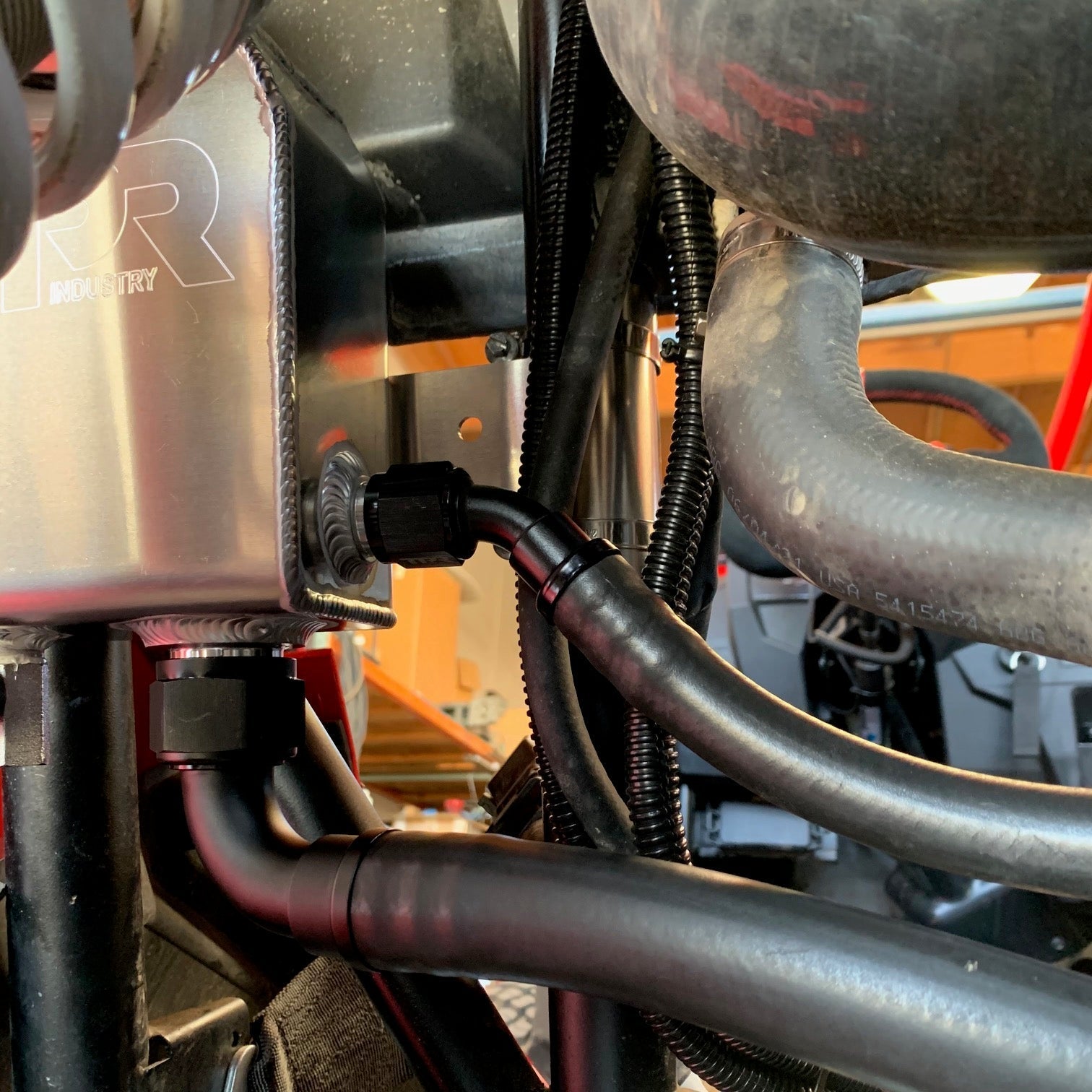 Photo of TPR006B - BLACK Crankcase Breather Kit - RZR by TPR Industry - Premium for UTVs / Side by Sides