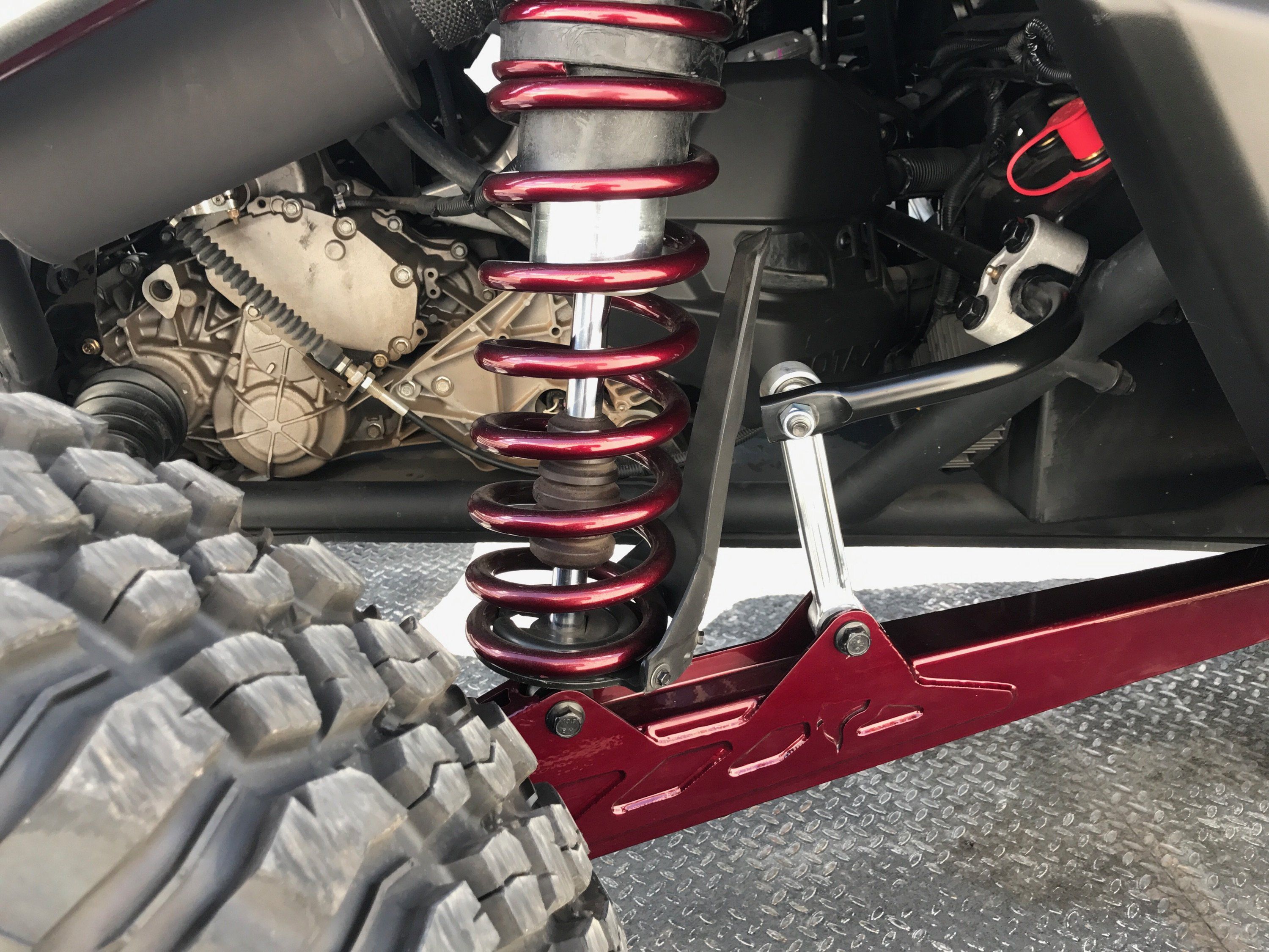 Photo of Can-Am Maverick X3 Rear Sway Bar Links by LM-UTV - Premium Sway Bar Links for UTVs / Side by Sides