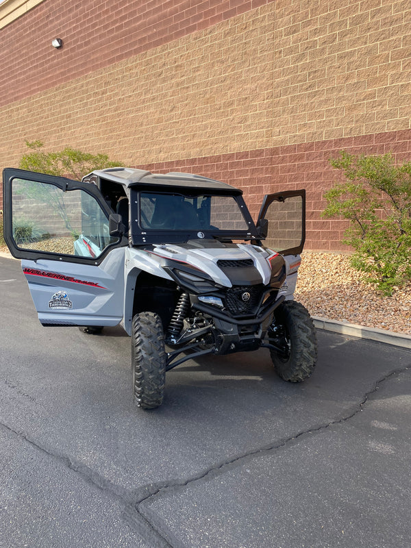 Photo of Yamaha RMAX 4-Seat Cab Enclosure "The Vault" Upper Side Doors & Panels (2021+) (Patent Pending) by Dirt Warrior Accessories - Premium Cab Enclosures for UTVs / Side by Sides