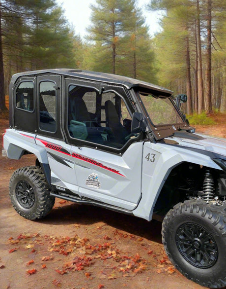 Photo of YAMAHA RMAX 4-SEAT Cab Enclosure "THE VAULT" 2021-24 Upper Side Doors & Panels (Patent Pending) by Dirt Warrior Accessories - Premium VAULT for UTVs / Side by Sides