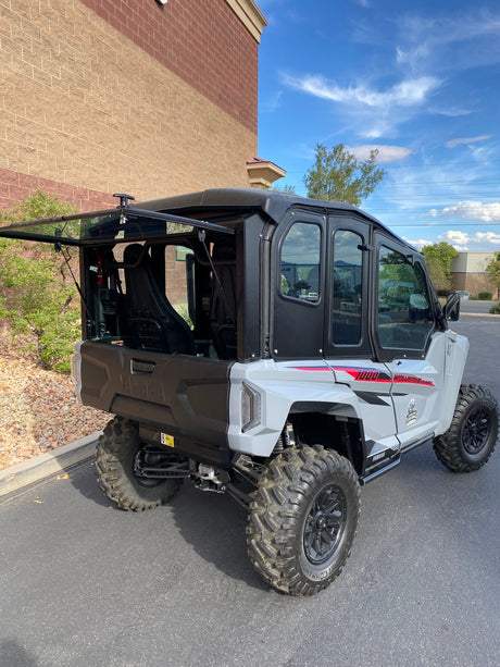 Photo of YAMAHA RMAX 4-SEAT Cab Enclosure "THE VAULT" 2021-24 Upper Side Doors & Panels (Patent Pending) by Dirt Warrior Accessories - Premium VAULT for UTVs / Side by Sides