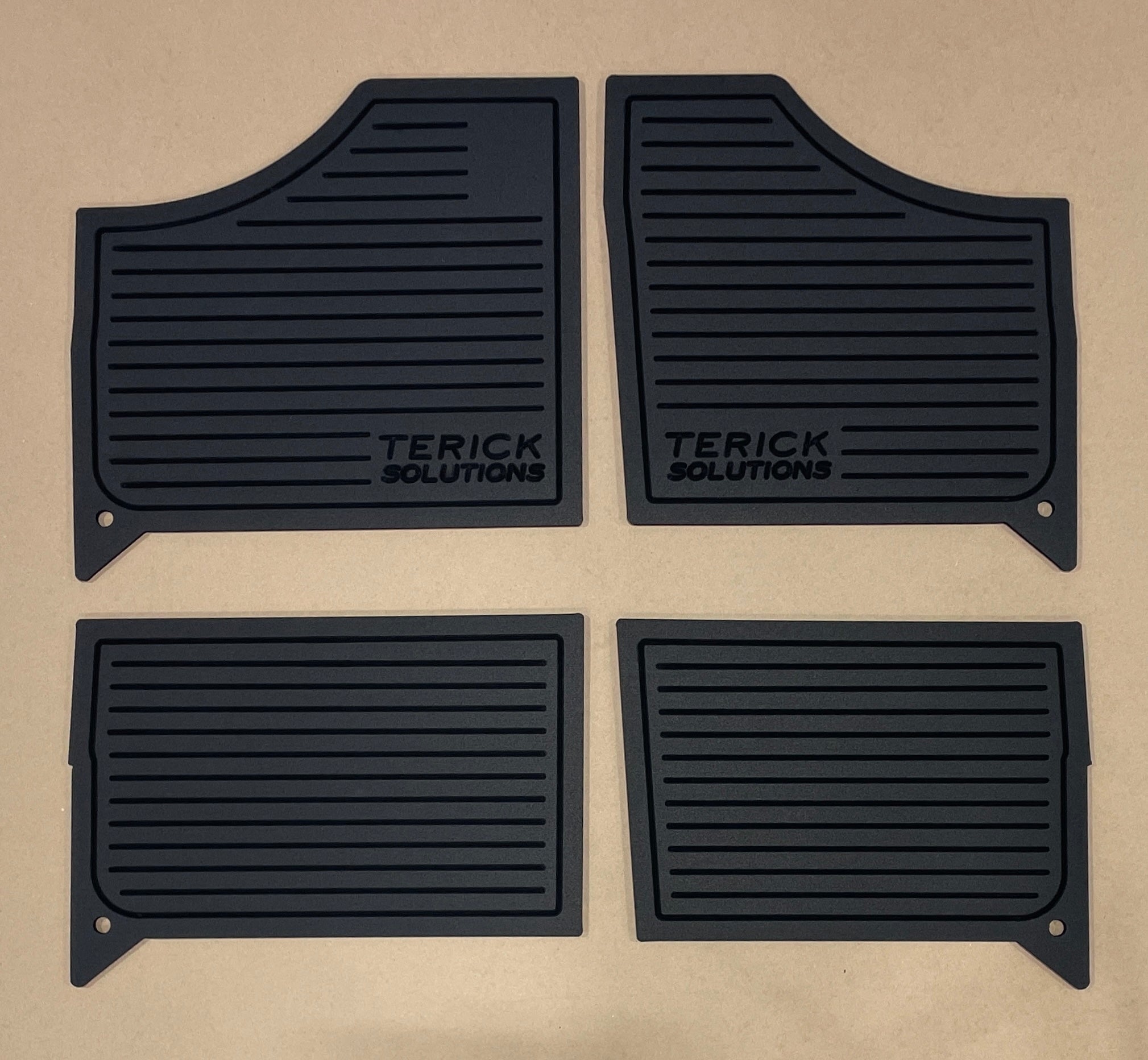 Photo of Polaris Ranger 570 Rubber Floor Mats by Terick Solutions - Premium UTV Rubber floor mats for UTVs / Side by Sides