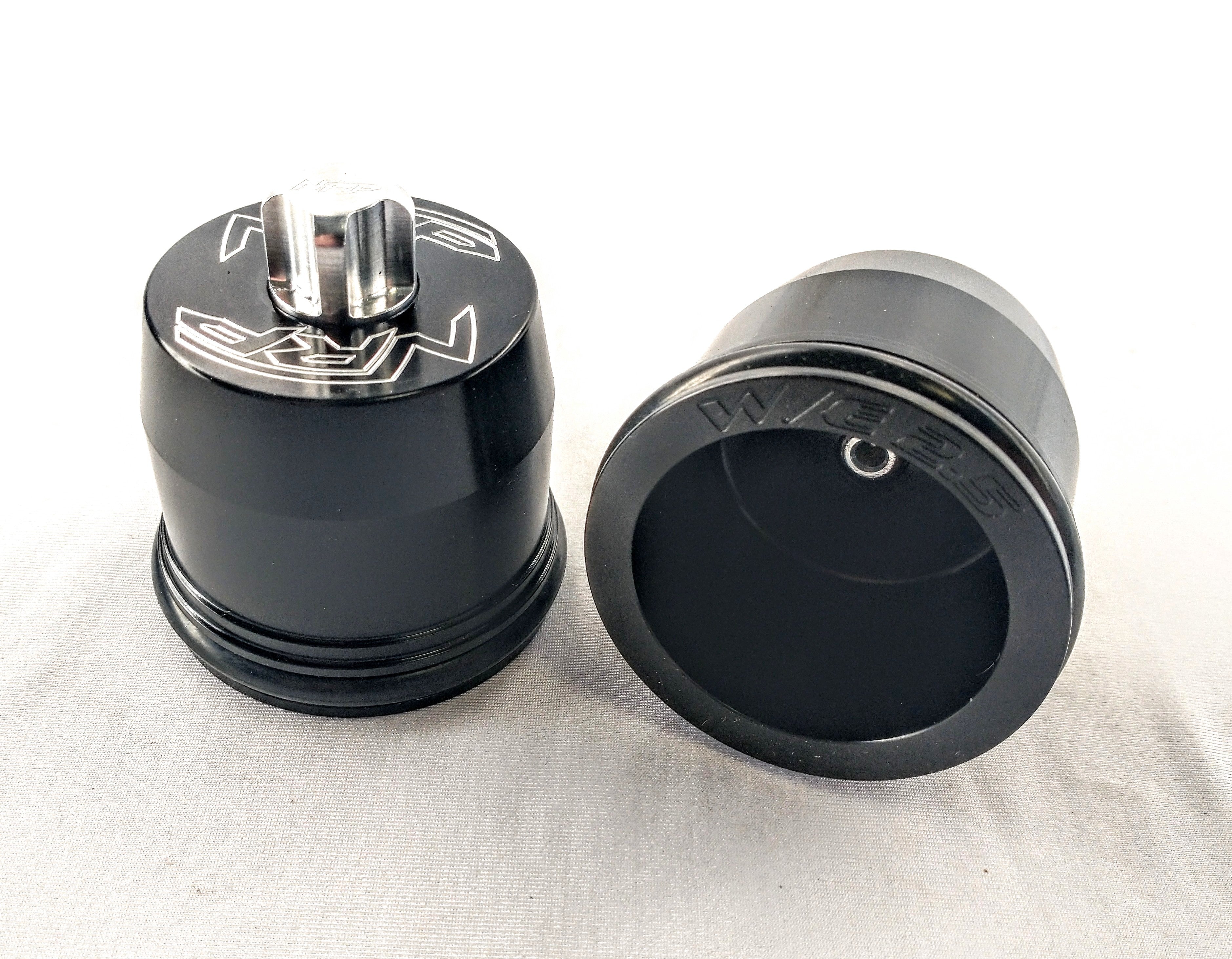 Photo of NRP Walker Evans 2.5" Shock Reservoir HV End Caps by Nitro Racing Parts - Premium for UTVs / Side by Sides