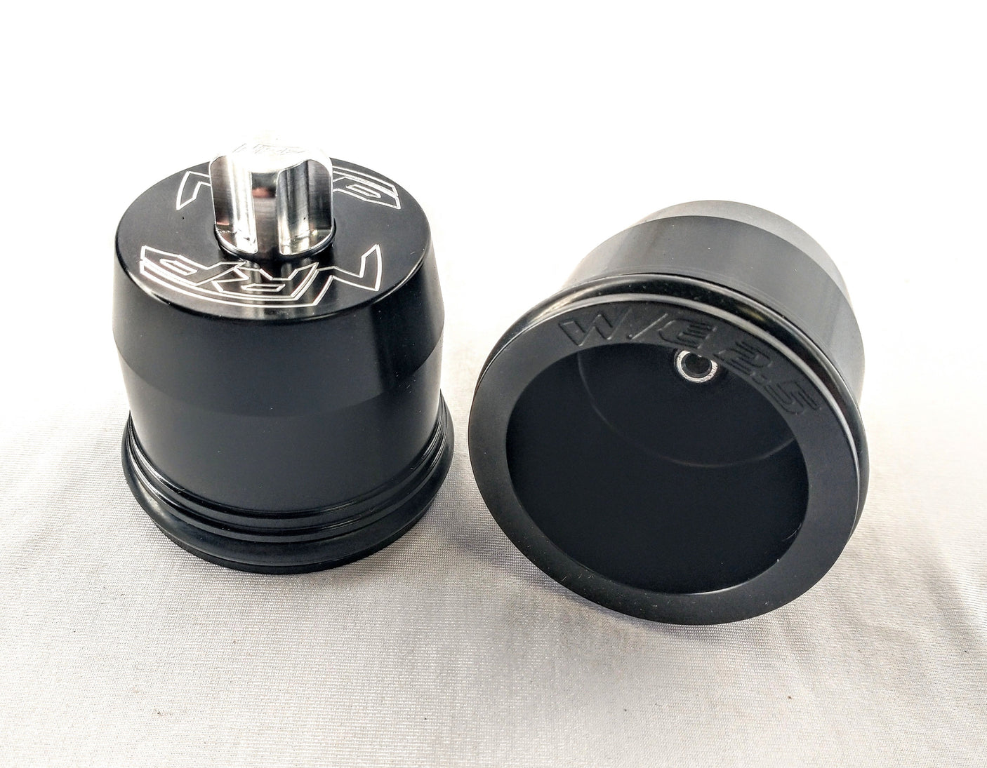 Photo of NRP Walker Evans 2.5" Shock Reservoir HV End Caps by Nitro Racing Parts - Premium for UTVs / Side by Sides