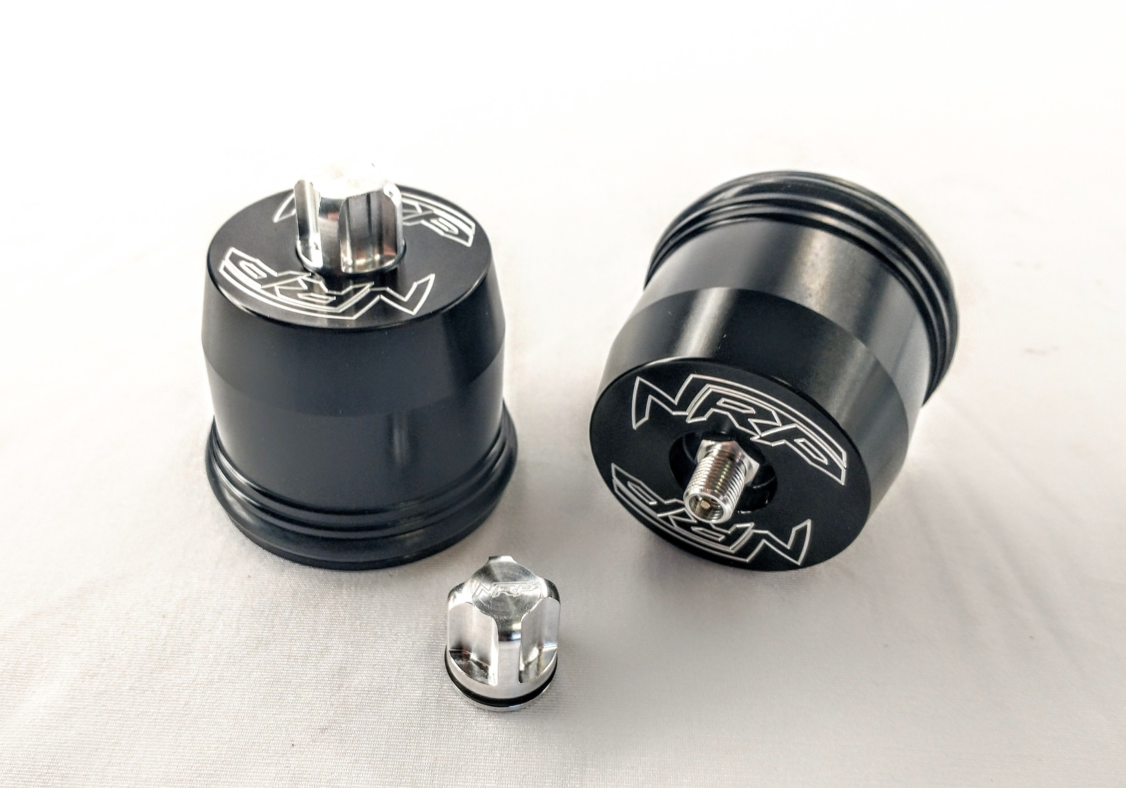 Photo of NRP Walker Evans 2.5" Shock Reservoir HV End Caps by Nitro Racing Parts - Premium for UTVs / Side by Sides