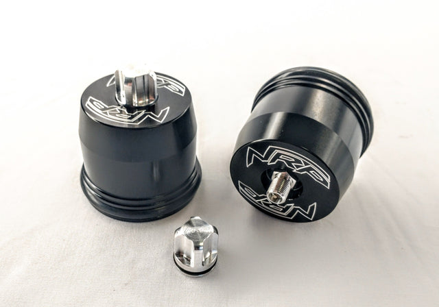 Photo of NRP Walker Evans 2.5" Shock Reservoir HV End Caps by Nitro Racing Parts - Premium for UTVs / Side by Sides