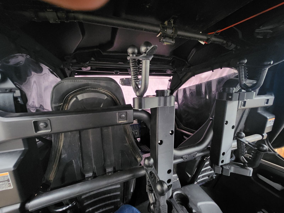 Yamaha RMAX-4 Mid Cage Rifle Rack | 2 Place | U-Bolt Mount
