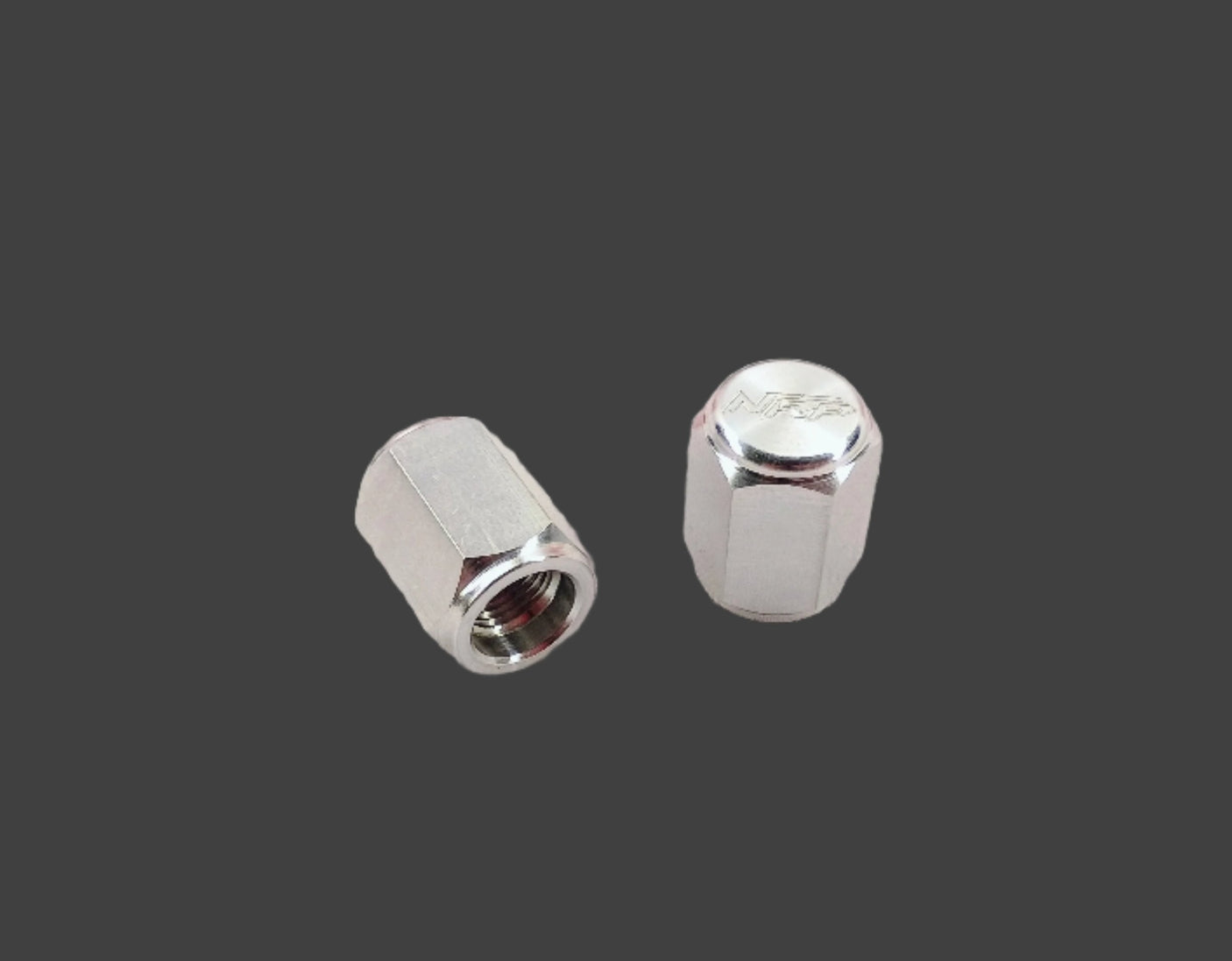 Photo of NRP Billet Hex Valve Stem Caps by Nitro Racing Parts - Premium Valve Stem Caps for UTVs / Side by Sides