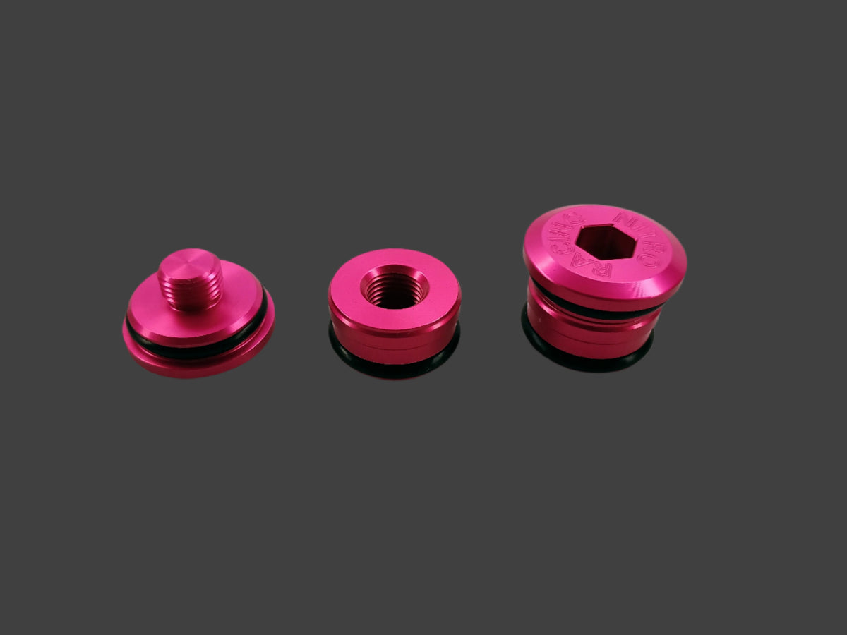 Photo of NRP Kawasaki KLX110/L Billet Fork Caps by Nitro Racing Parts - Premium Fork Caps for UTVs / Side by Sides