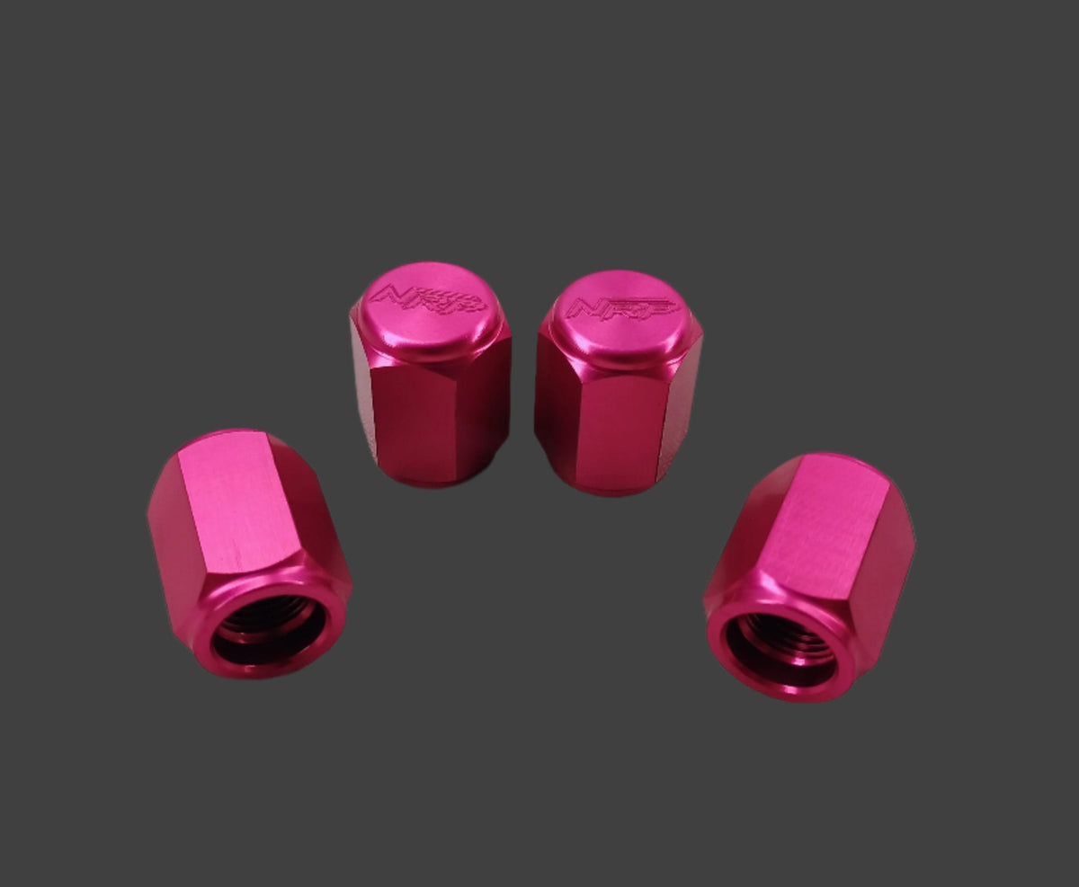 Photo of NRP Billet Hex Valve Stem Caps by Nitro Racing Parts - Premium Valve Stem Caps for UTVs / Side by Sides
