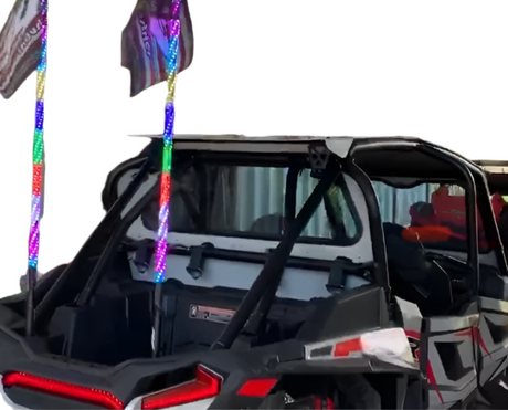 Photo of POLARIS RZR TURBO S REAR WINDSHIELD 2018+ by Dirt Warrior Accessories - Premium WINDSHIELD for UTVs / Side by Sides