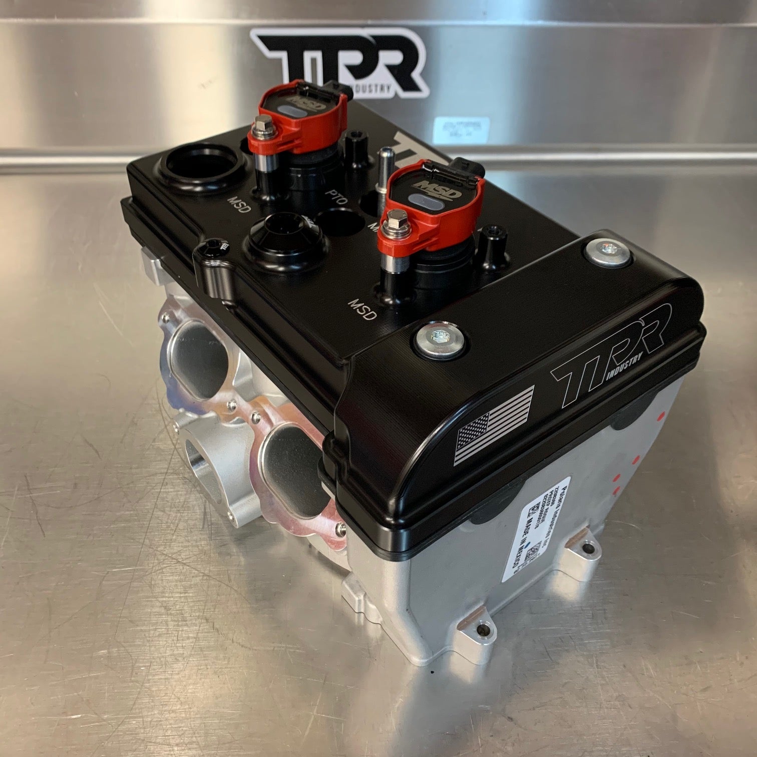 Photo of TPR016 - BLACK Billet Valve Cover - Turbo R / Pro XP by TPR Industry - Premium for UTVs / Side by Sides