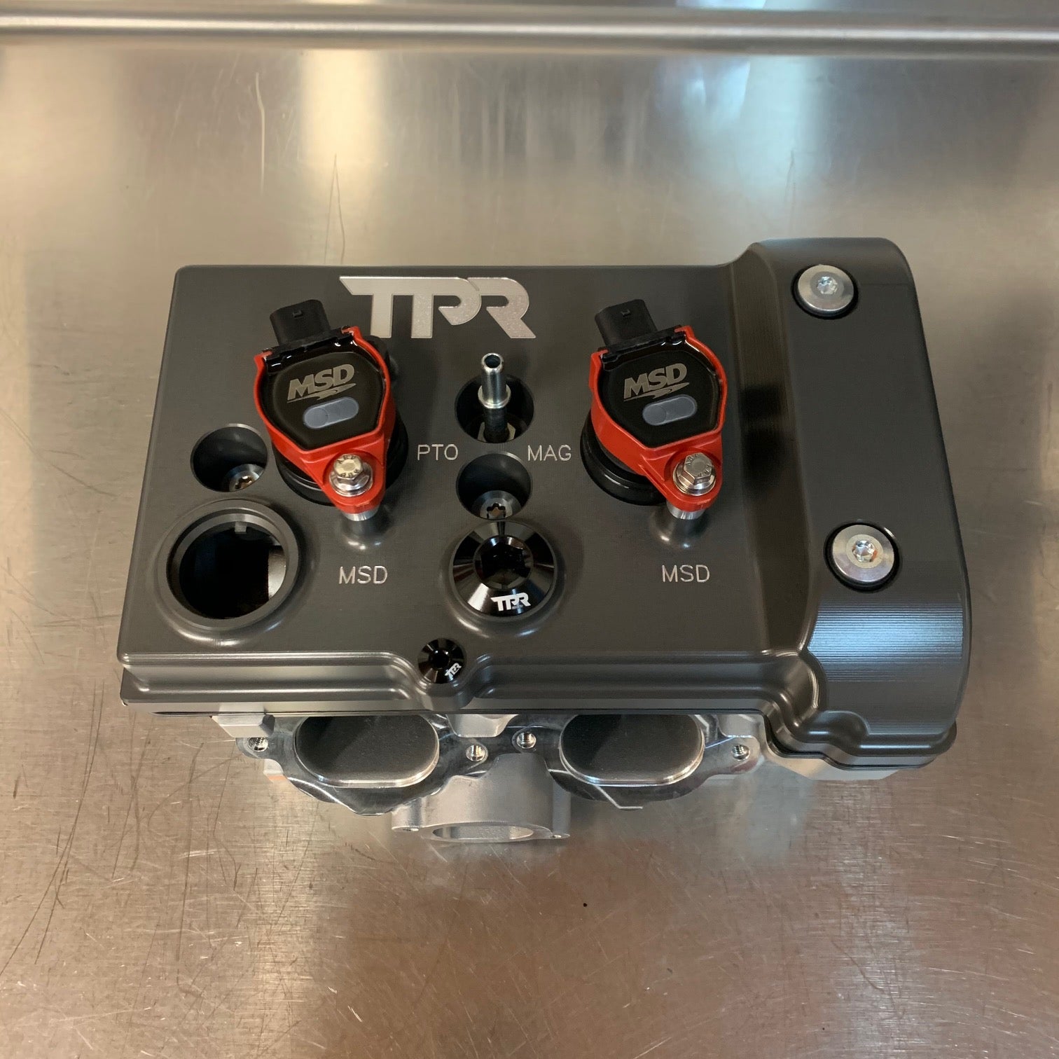 Photo of TPR016 - HARD CLEAR Billet Valve Cover - Turbo R / Pro XP by TPR Industry - Premium for UTVs / Side by Sides