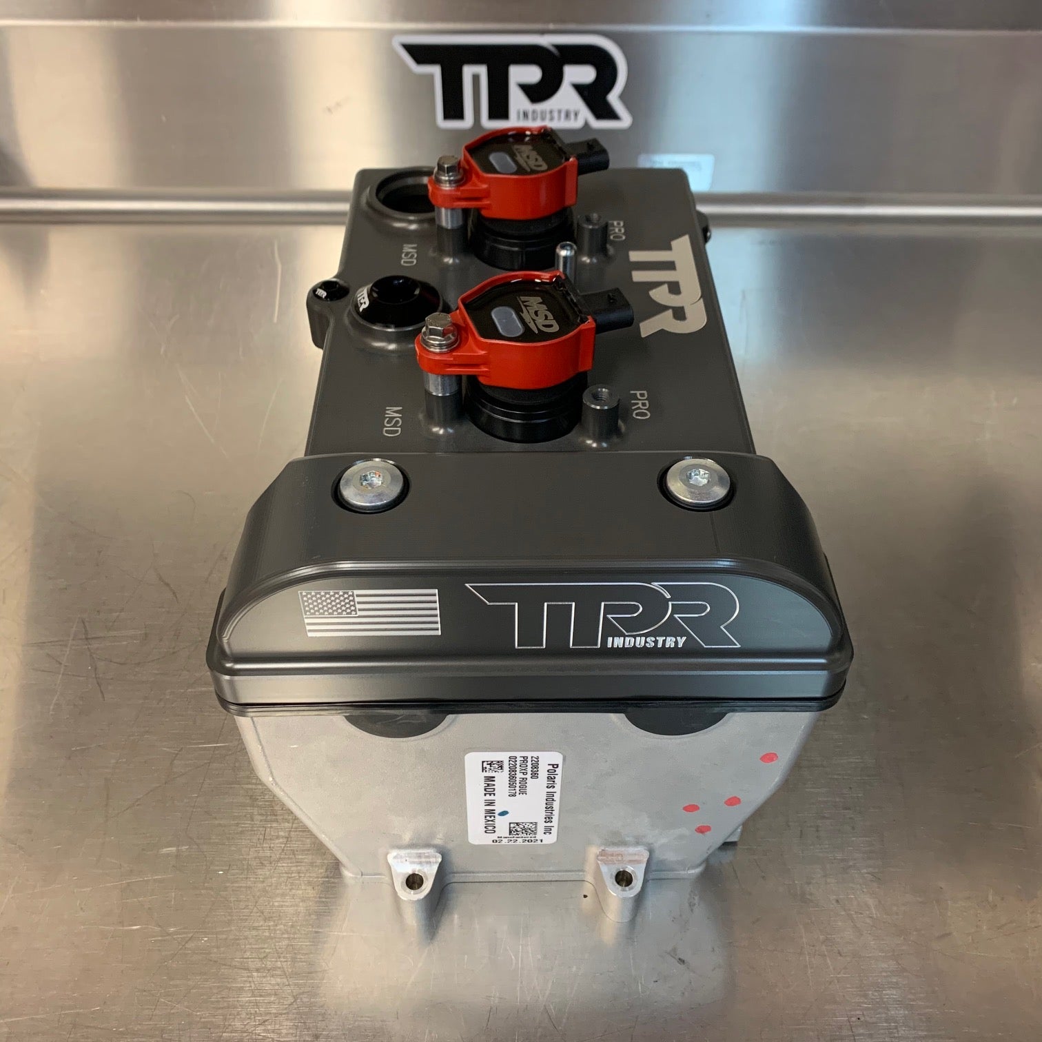 Photo of TPR016 - HARD CLEAR Billet Valve Cover - Turbo R / Pro XP by TPR Industry - Premium for UTVs / Side by Sides