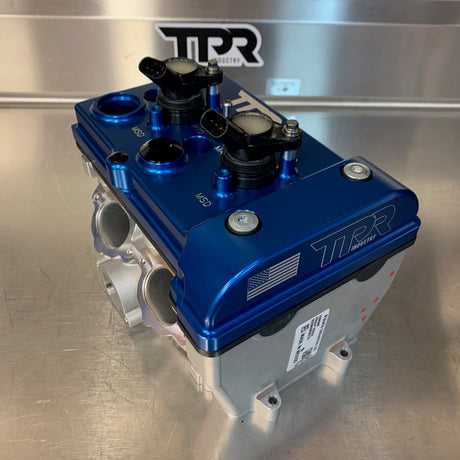Photo of TPR016 - BLUE Billet Valve Cover - Turbo R / Pro XP by TPR Industry - Premium for UTVs / Side by Sides
