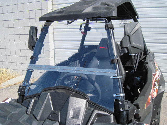 Photo of TK00227 POLARIS ACE TILTING UTV WINDSHIELD - SCRATCH RESISTANT 3/16” - FOR FACTORY HARD TOP by TerraRider UTV Windshields & Accessories - Premium for UTVs / Side by Sides