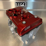 TPR016 - RED Billet Valve Cover for Polaris RZR Turbo R / Pro XP