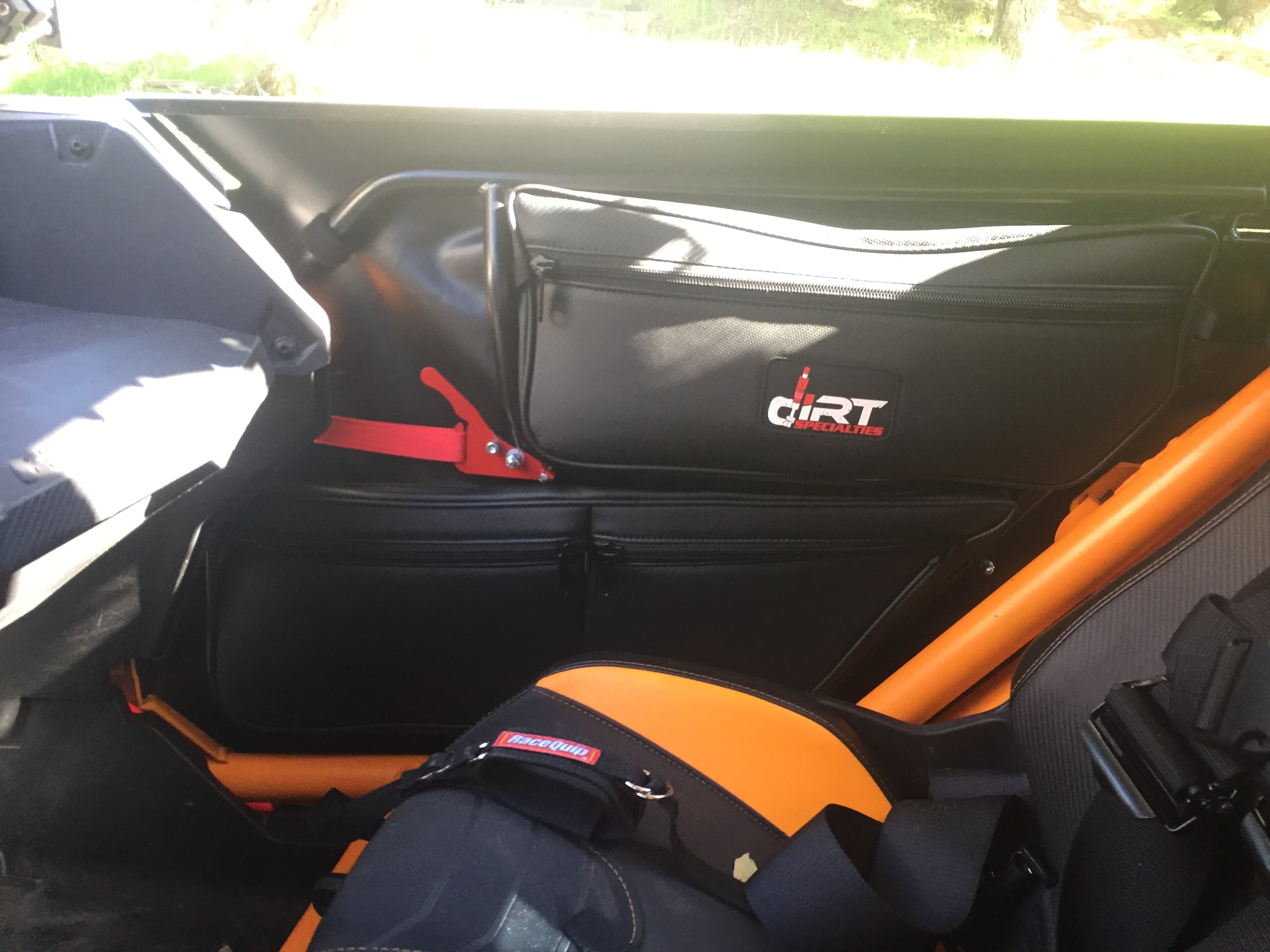 Photo of CANAM X3 FLAT TOP DOOR BAGS (#DS-4206-BAG) by Dirt Specialties - Premium Door Bags & Door Accessories for UTVs / Side by Sides
