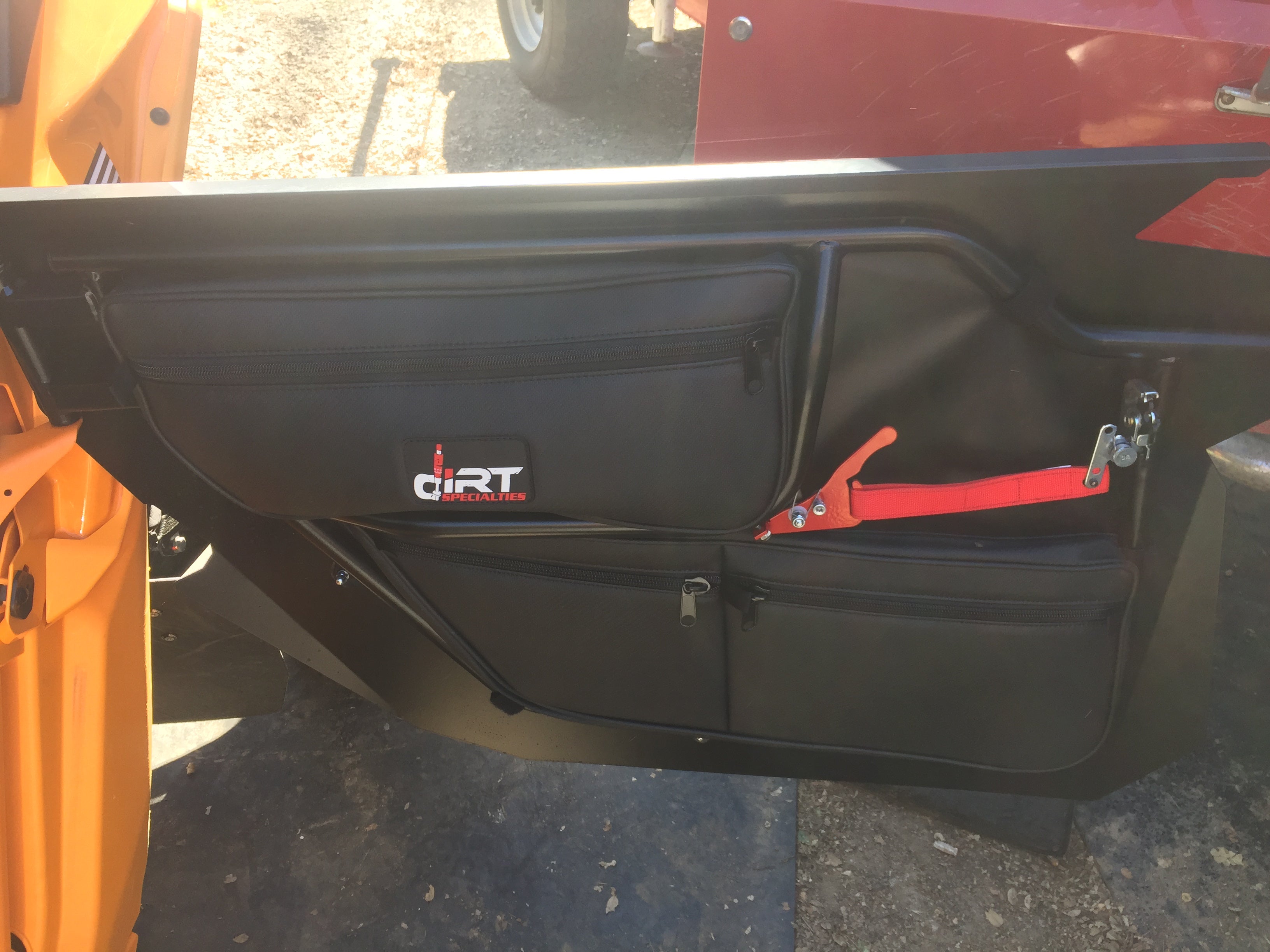 Photo of CANAM X3 FLAT TOP DOOR BAGS (#DS-4206-BAG) by Dirt Specialties - Premium Door Bags & Door Accessories for UTVs / Side by Sides