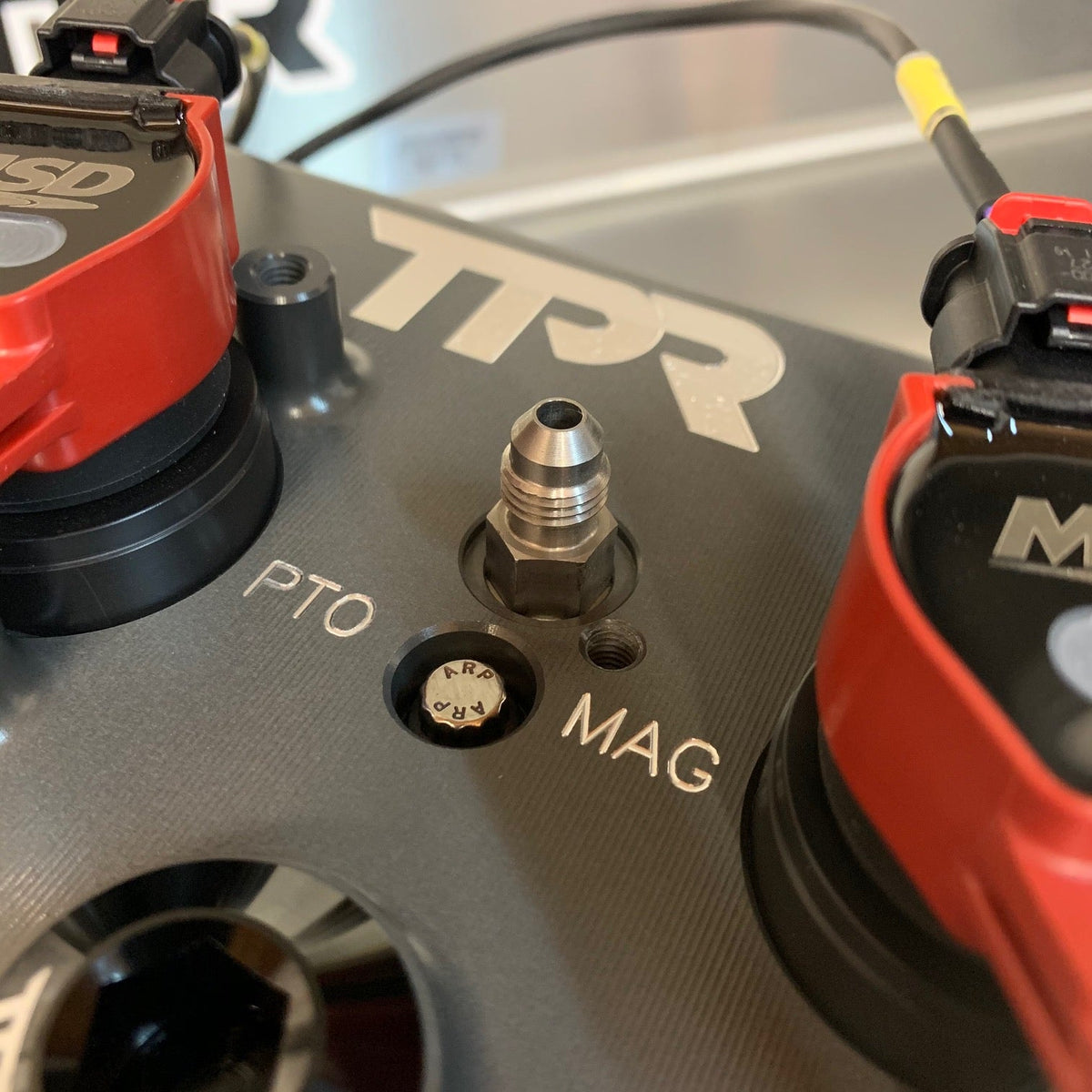 TPR010 - HARD CLEAR Billet Valve Cover - Polaris RZR