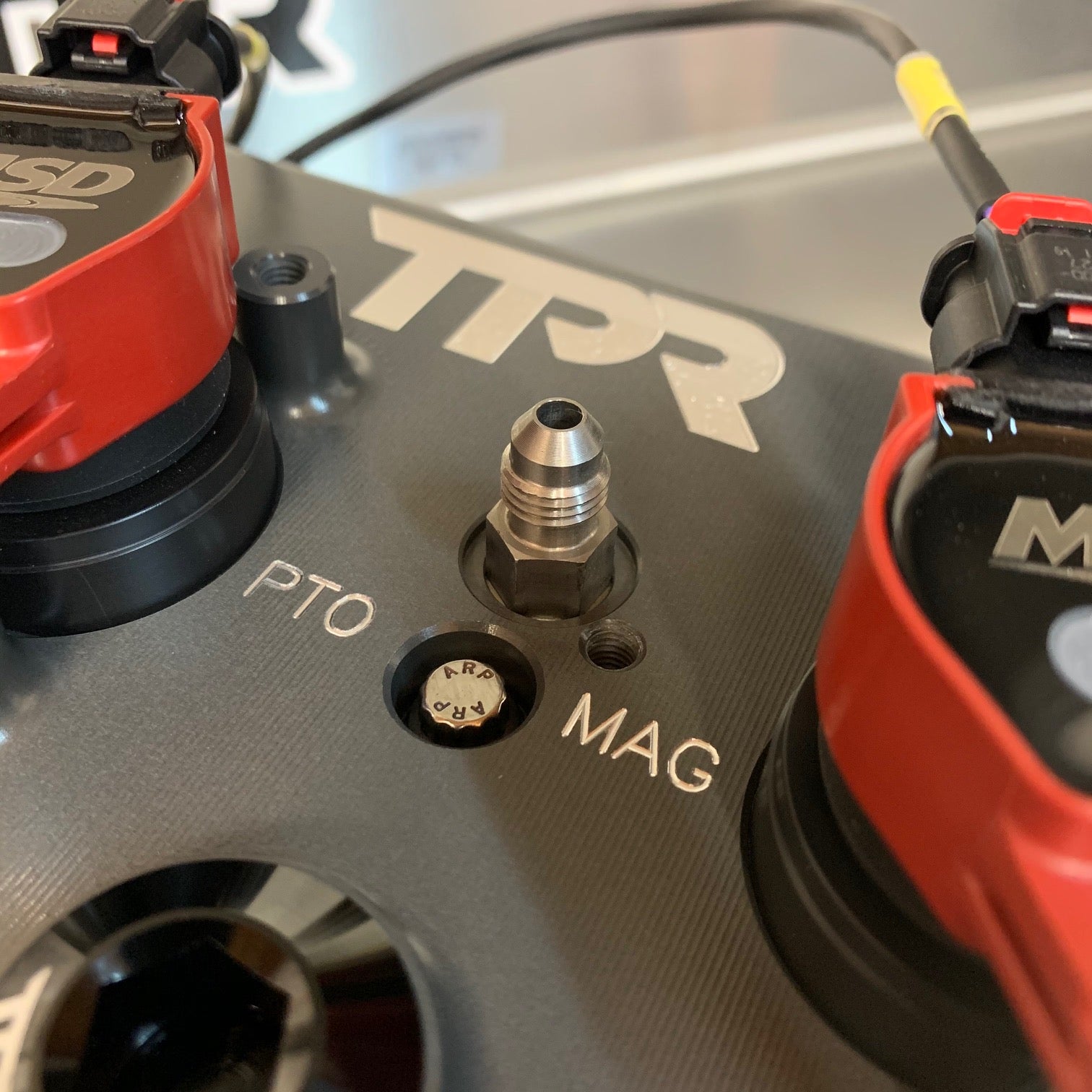 Photo of TPR010 - HARD CLEAR Billet Valve Cover - RZR by TPR Industry - Premium for UTVs / Side by Sides