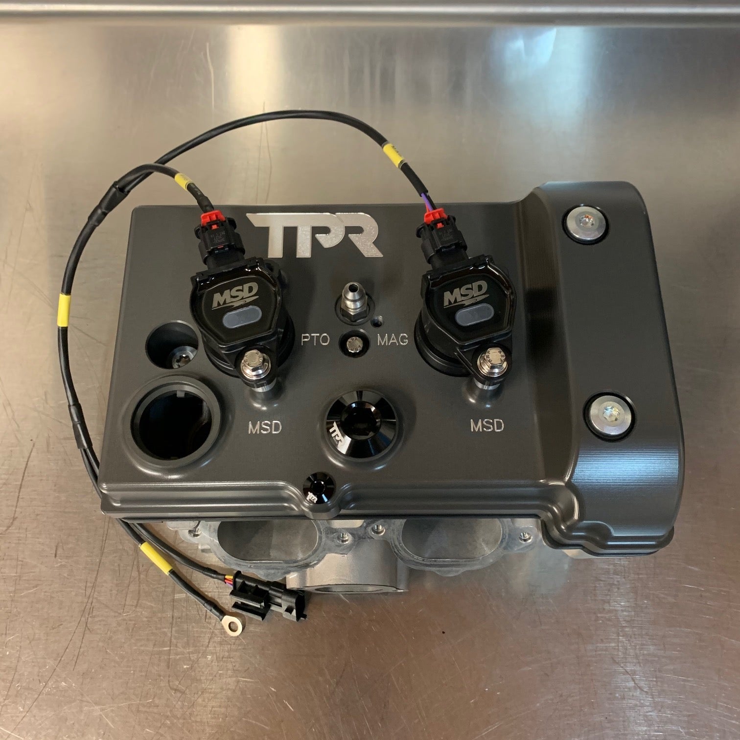 Photo of TPR010 - HARD CLEAR Billet Valve Cover - RZR by TPR Industry - Premium for UTVs / Side by Sides
