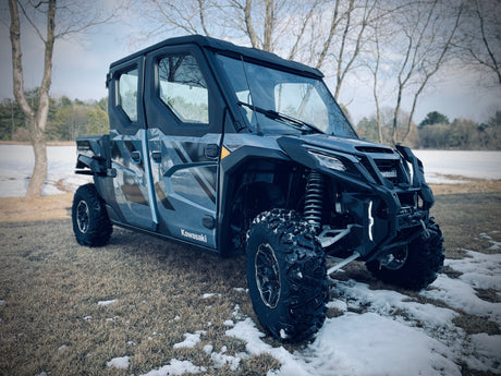 Photo of Kawasaki Ridge Crew Rubber Floor Mats by Terick Solutions - Premium UTV Rubber floor mats for UTVs / Side by Sides