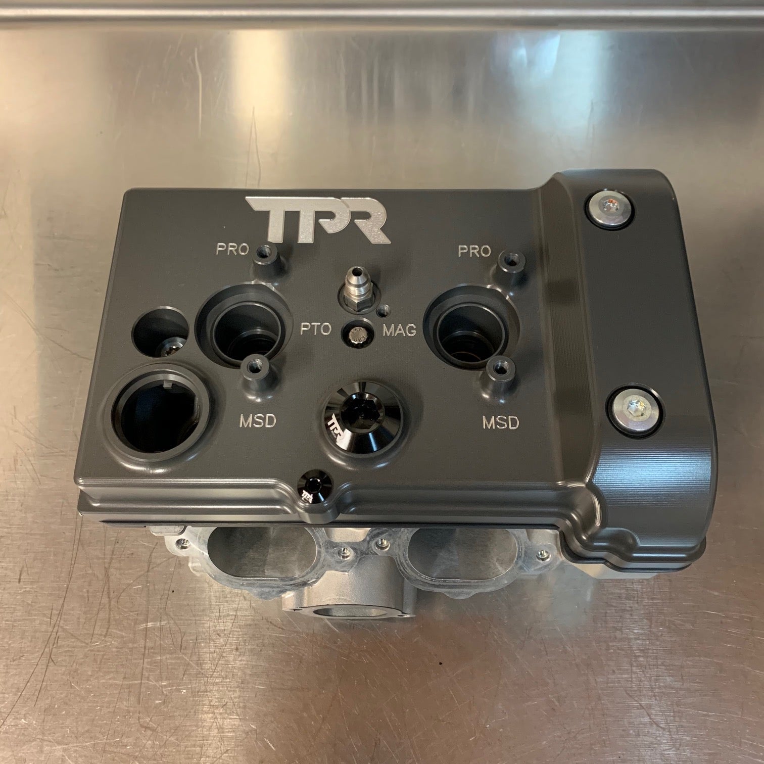 Photo of TPR010 - HARD CLEAR Billet Valve Cover - RZR by TPR Industry - Premium for UTVs / Side by Sides