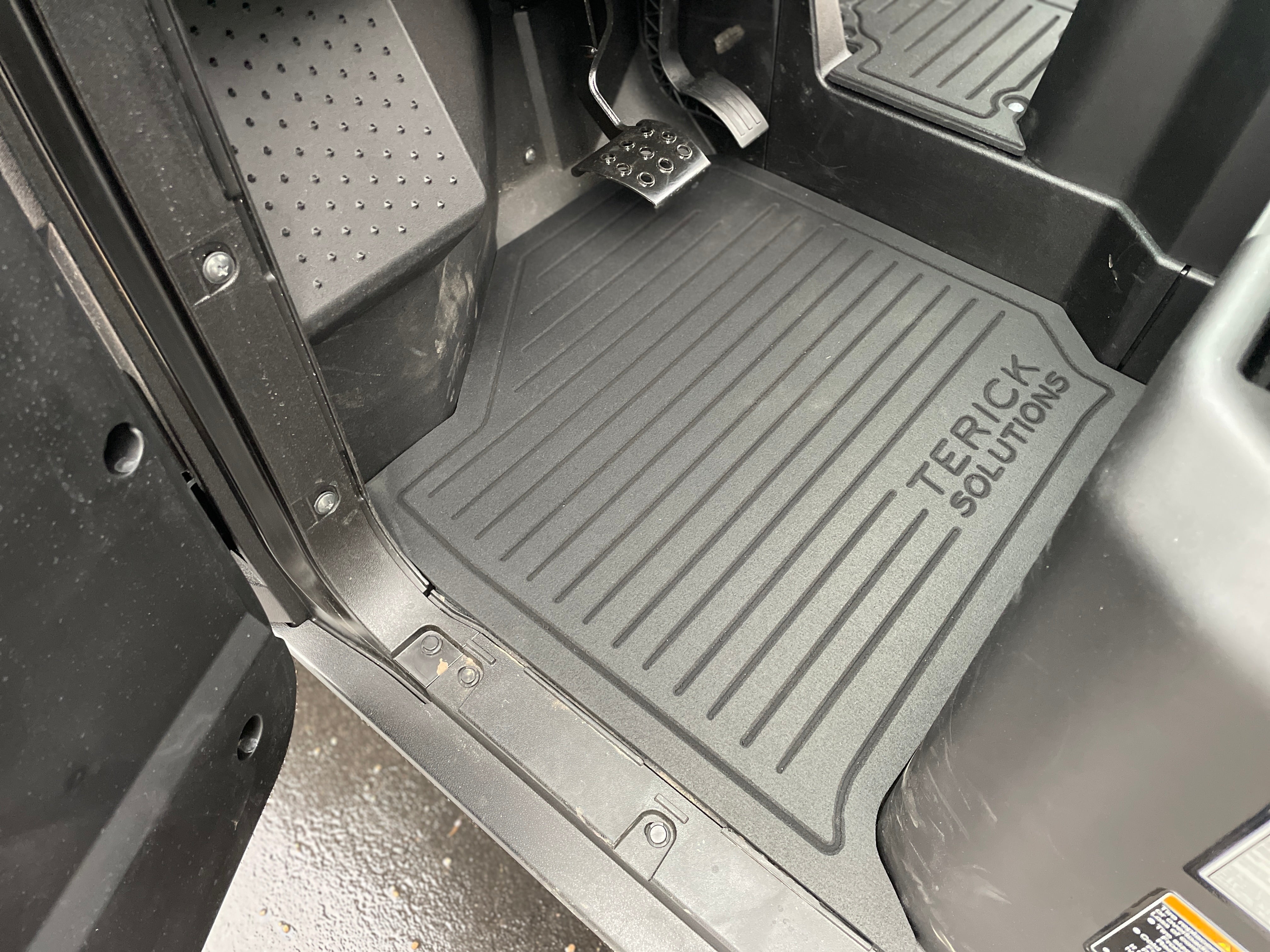 Photo of Kawasaki Ridge Crew Rubber Floor Mats by Terick Solutions - Premium UTV Rubber floor mats for UTVs / Side by Sides